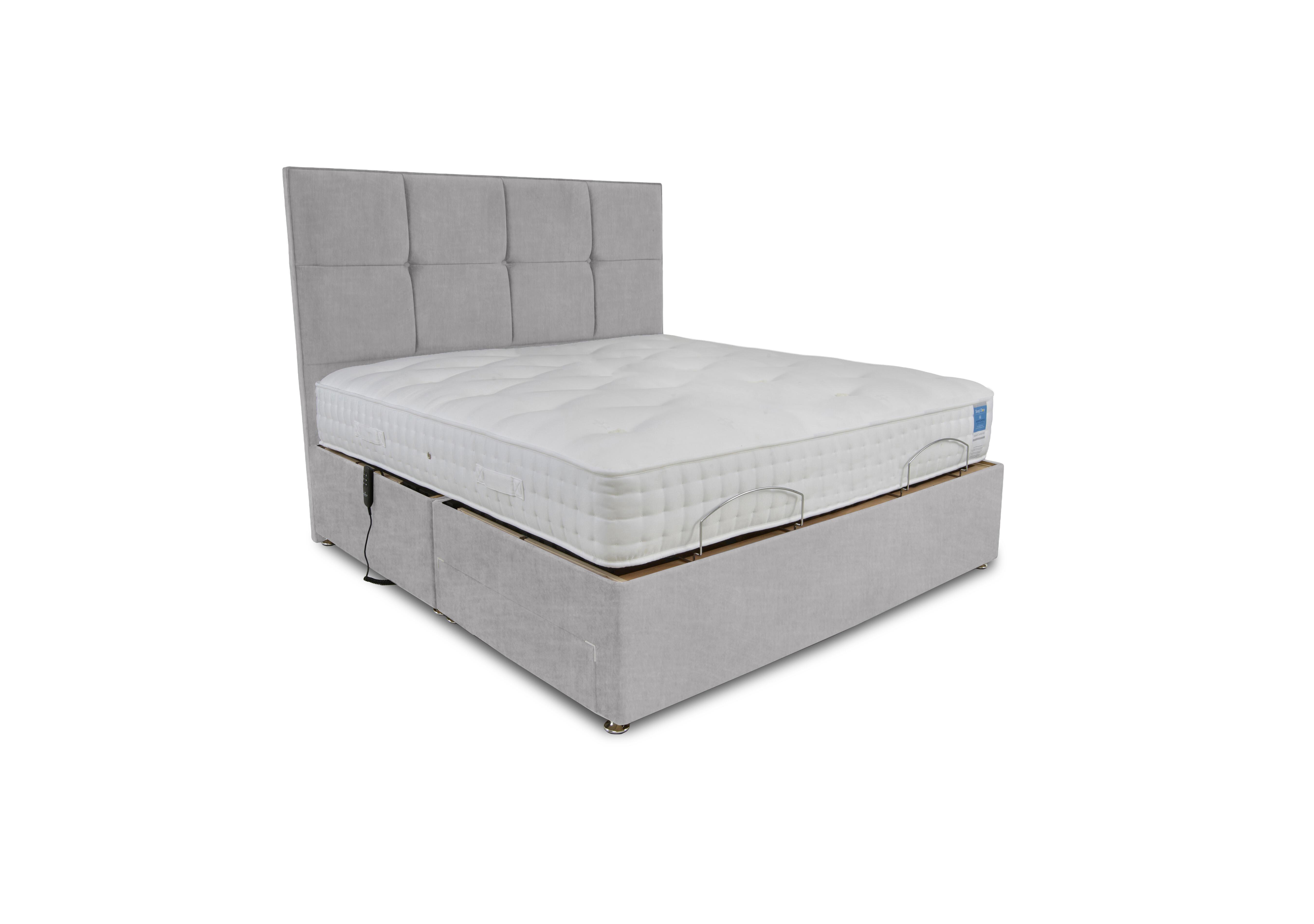 Natural Comfort Adjustable Divan Set in Lace Dolphin on Furniture Village