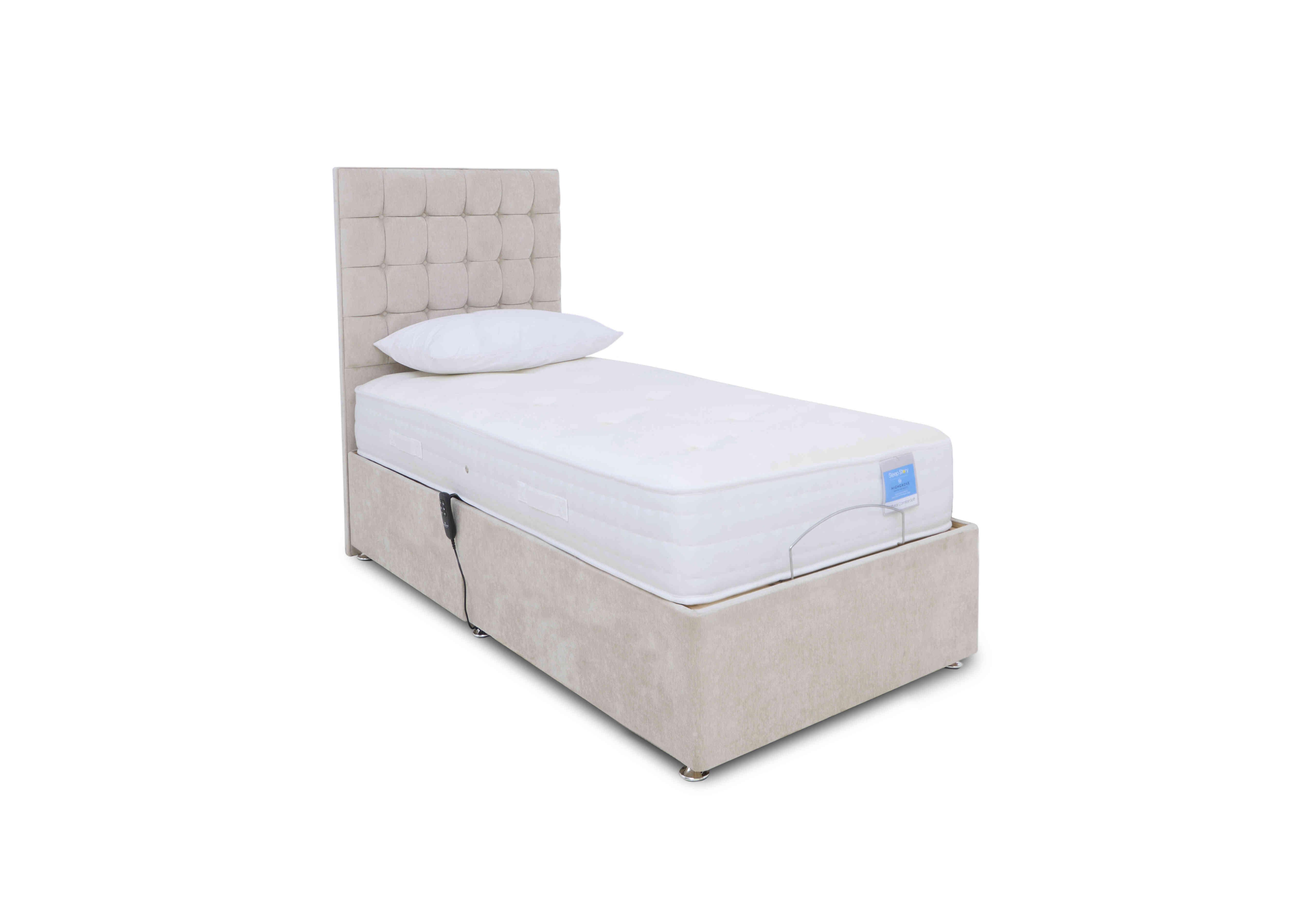 Natural Comfort Adjustable Divan Bed in Plain Opal on Furniture Village