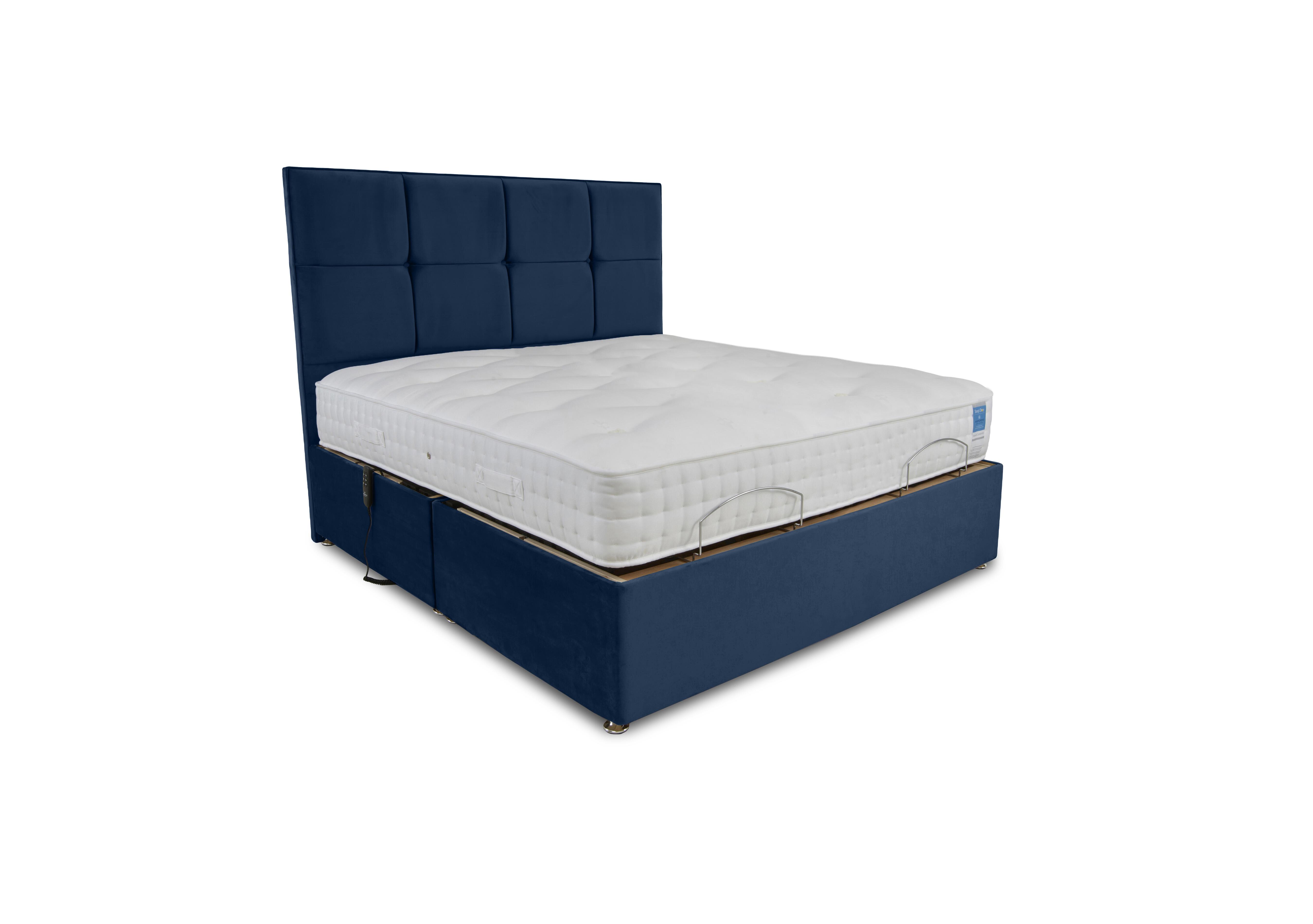Natural Comfort Adjustable Divan Set in Plush Pacific on Furniture Village