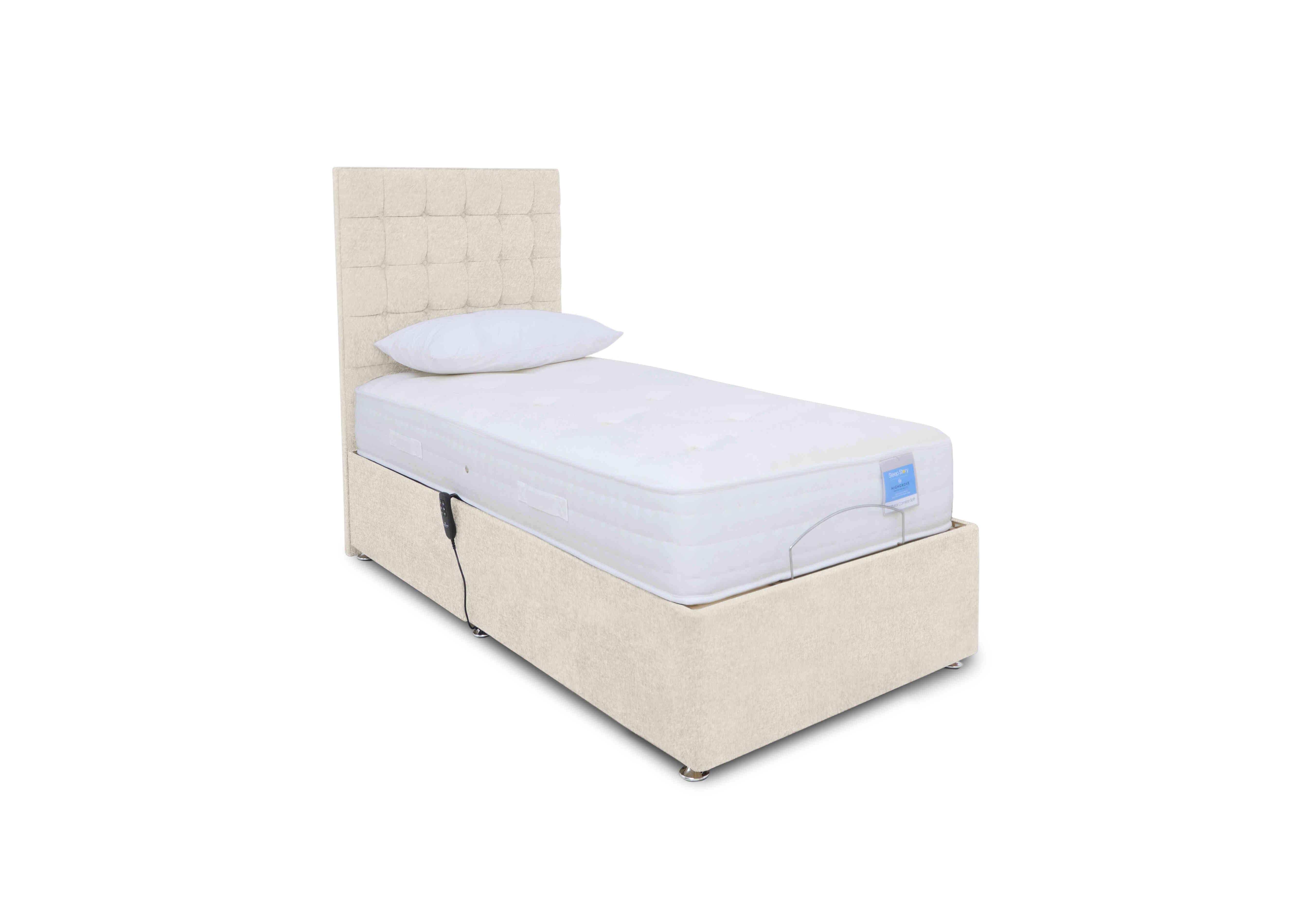 Natural Comfort Adjustable Divan Bed in Venice Cream on Furniture Village