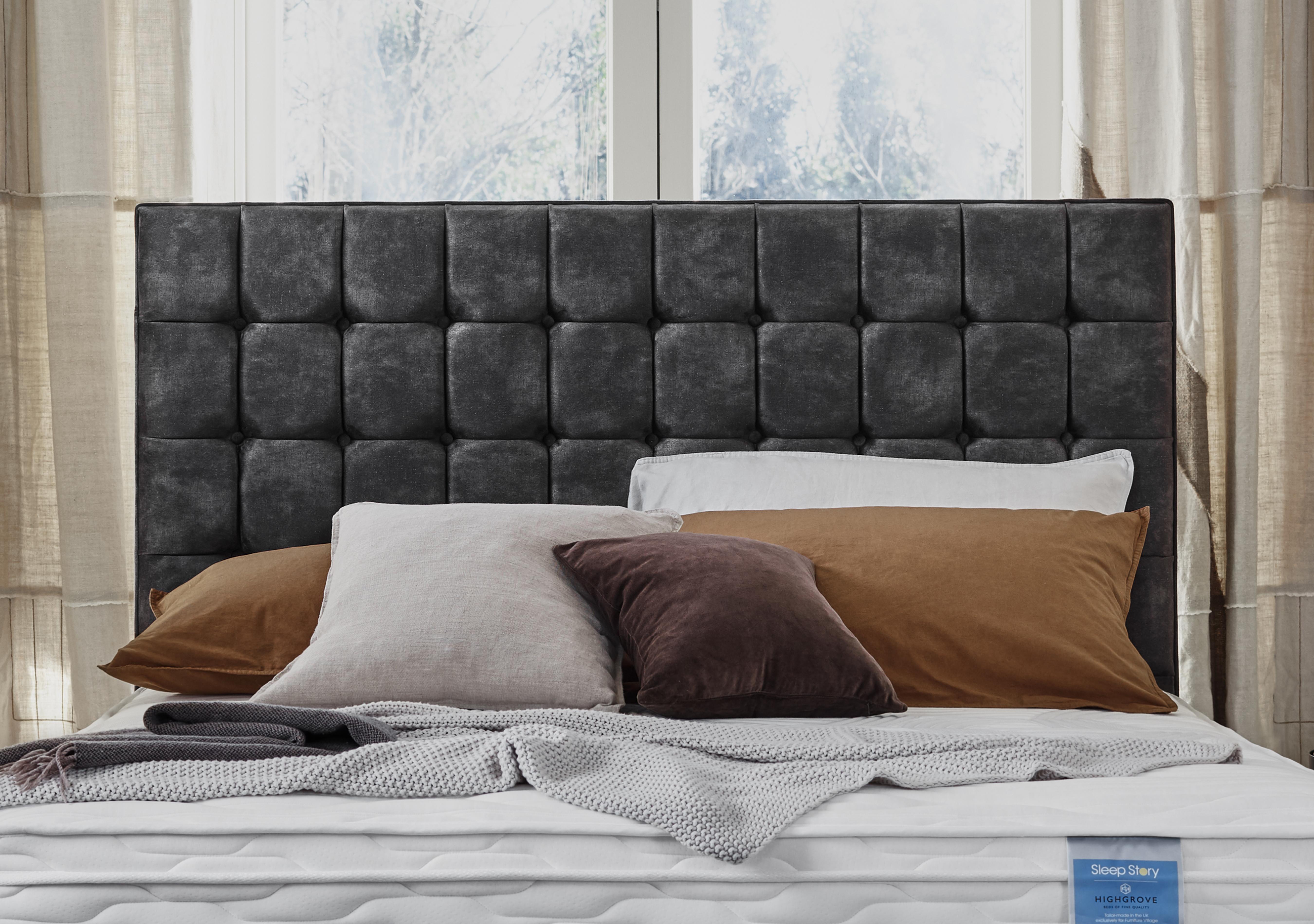 Dice Floor Standing Headboard in  on Furniture Village