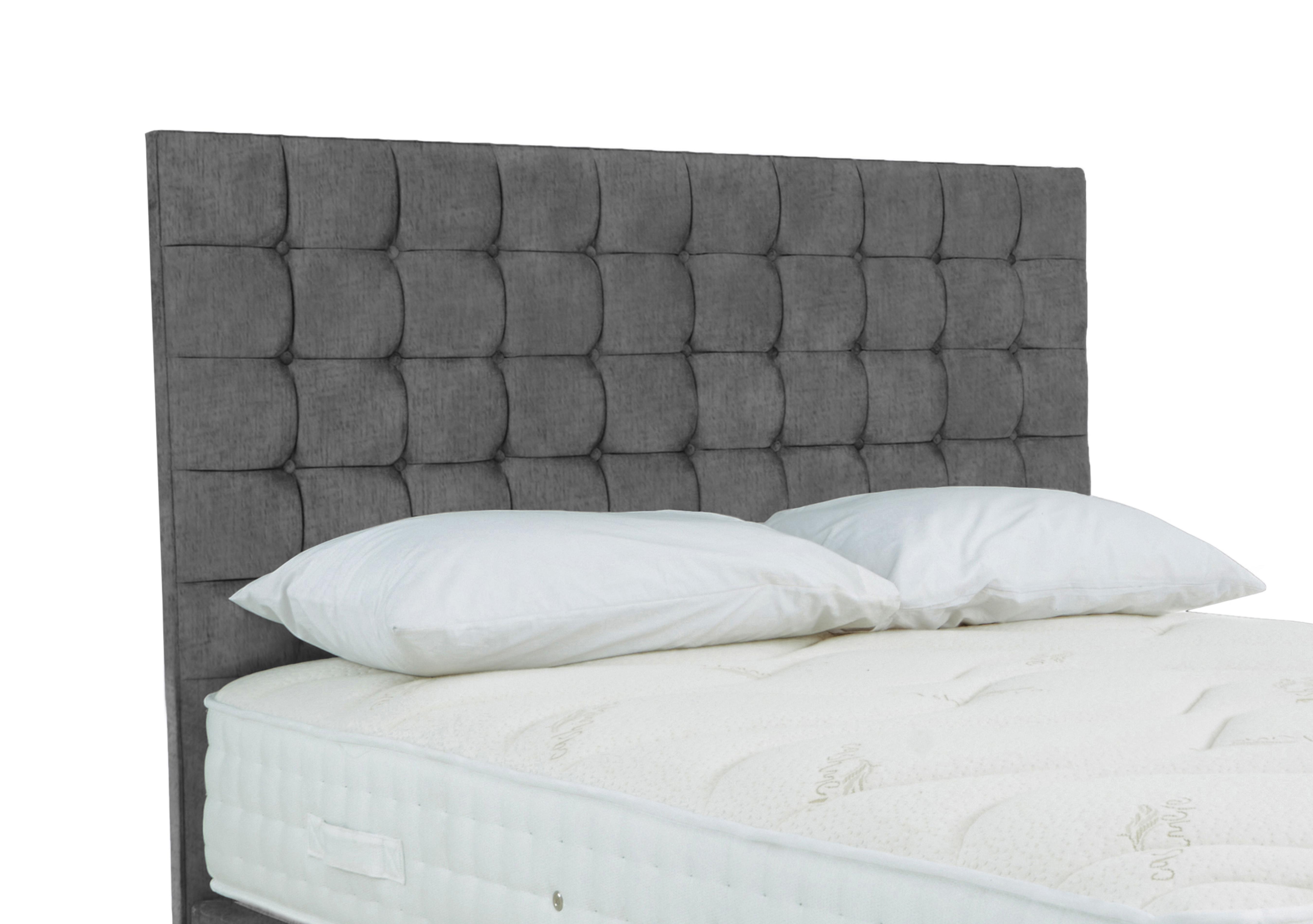 Dice Floor Standing Headboard in Lace Domino on Furniture Village