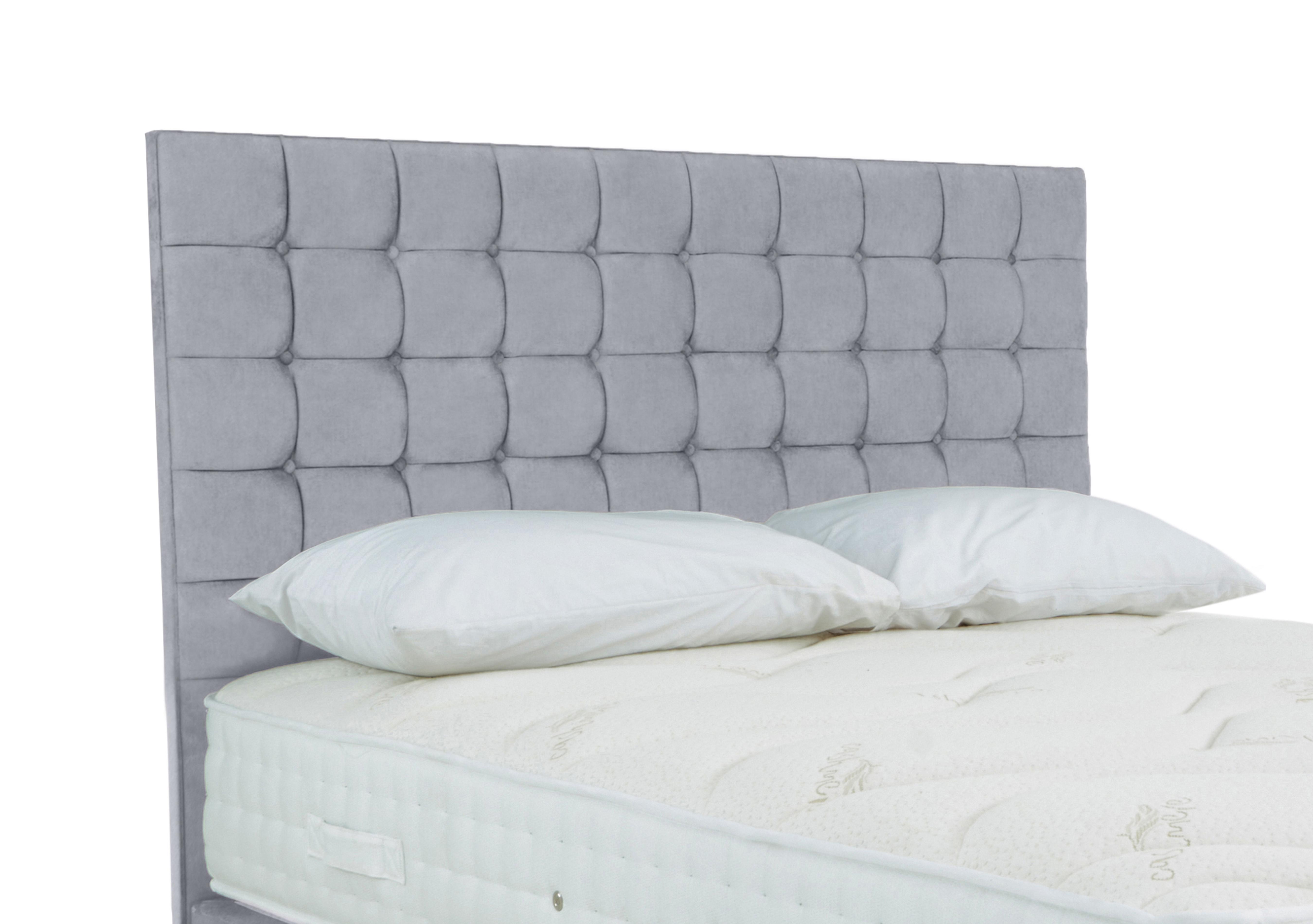 Dice Floor Standing Headboard in Plain Diamond on Furniture Village