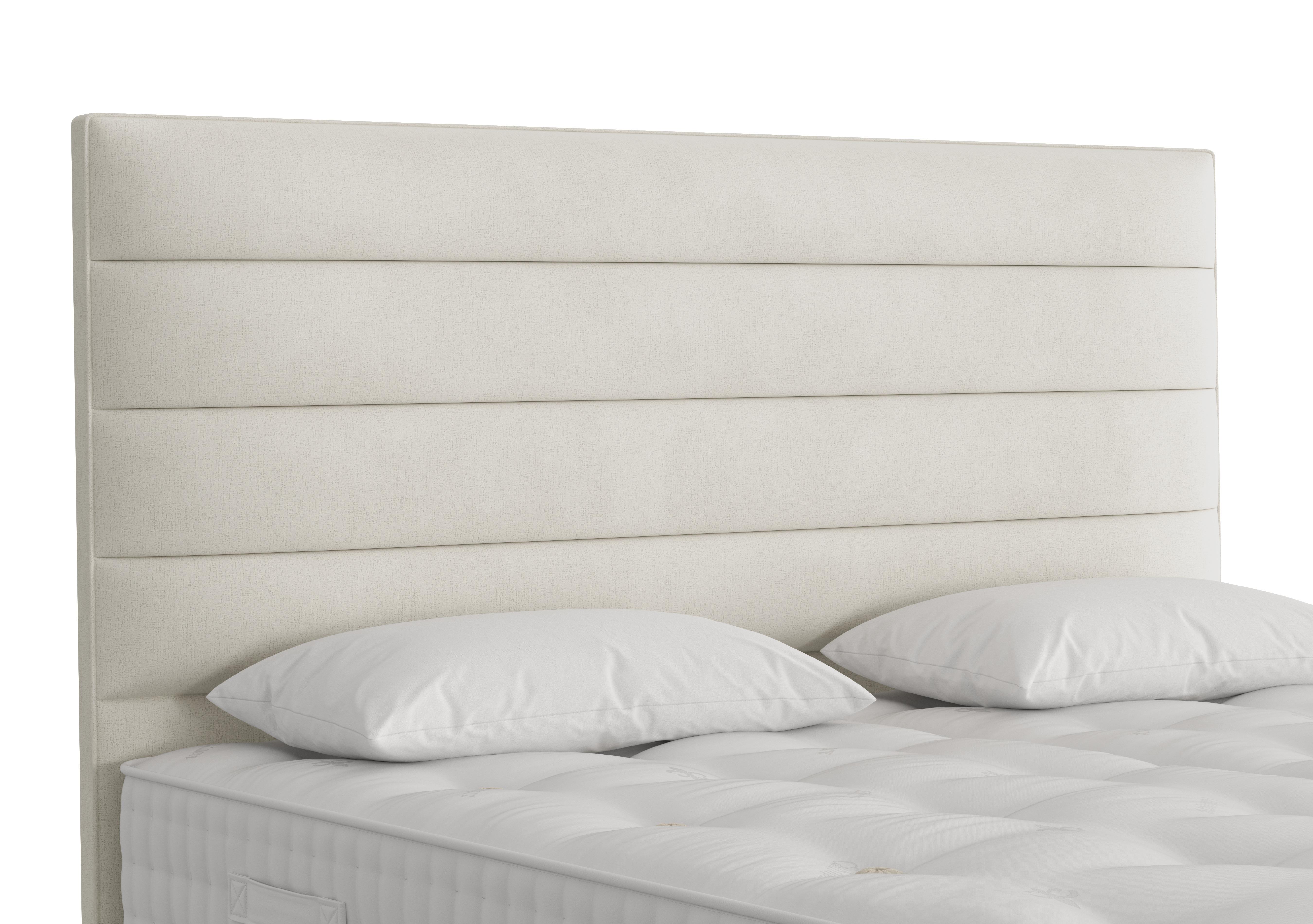 Horizon Floor Standing Headboard in Lace Ivory on Furniture Village