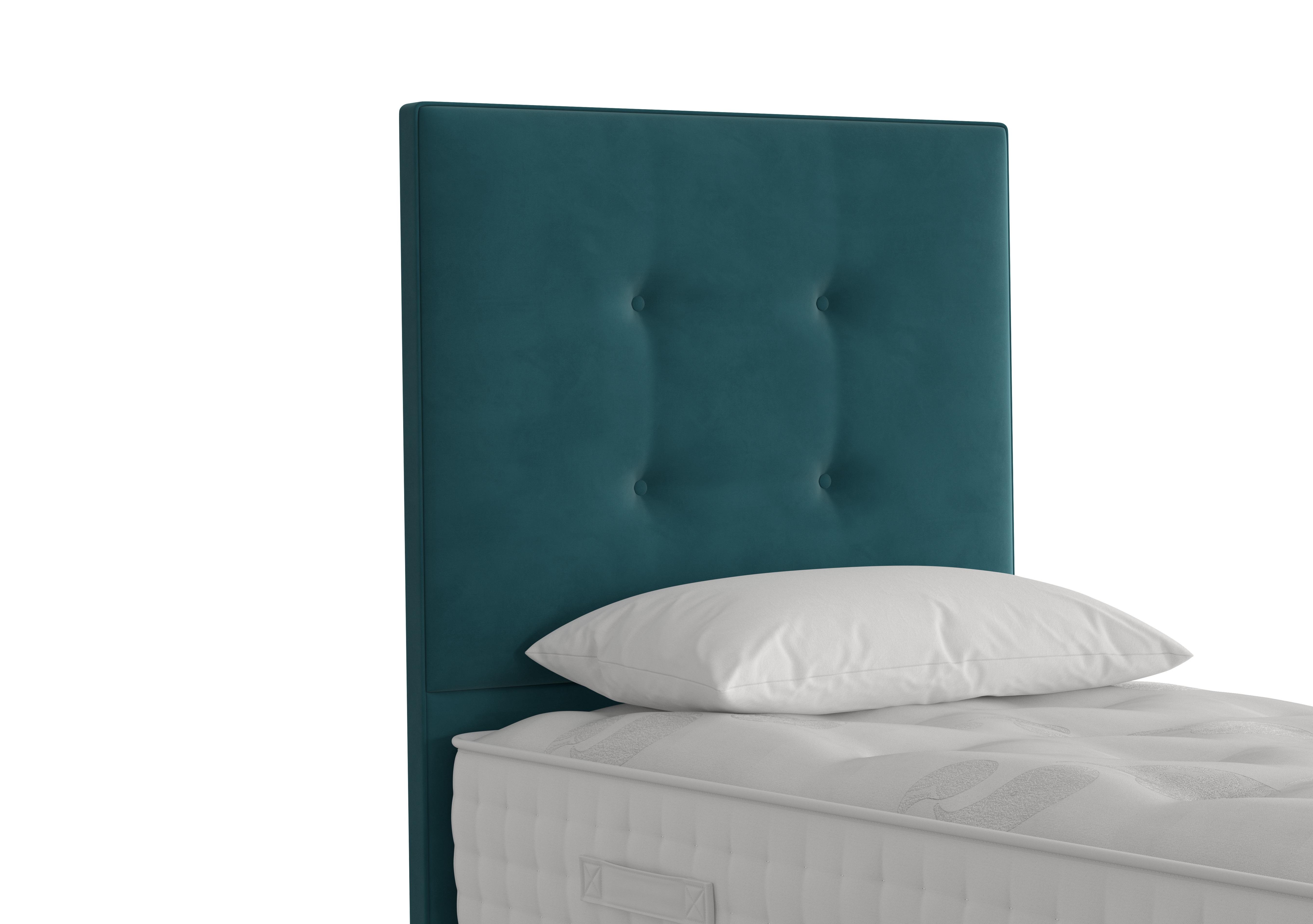 Reef Floor Standing Headboard in Plush Atlantic on Furniture Village