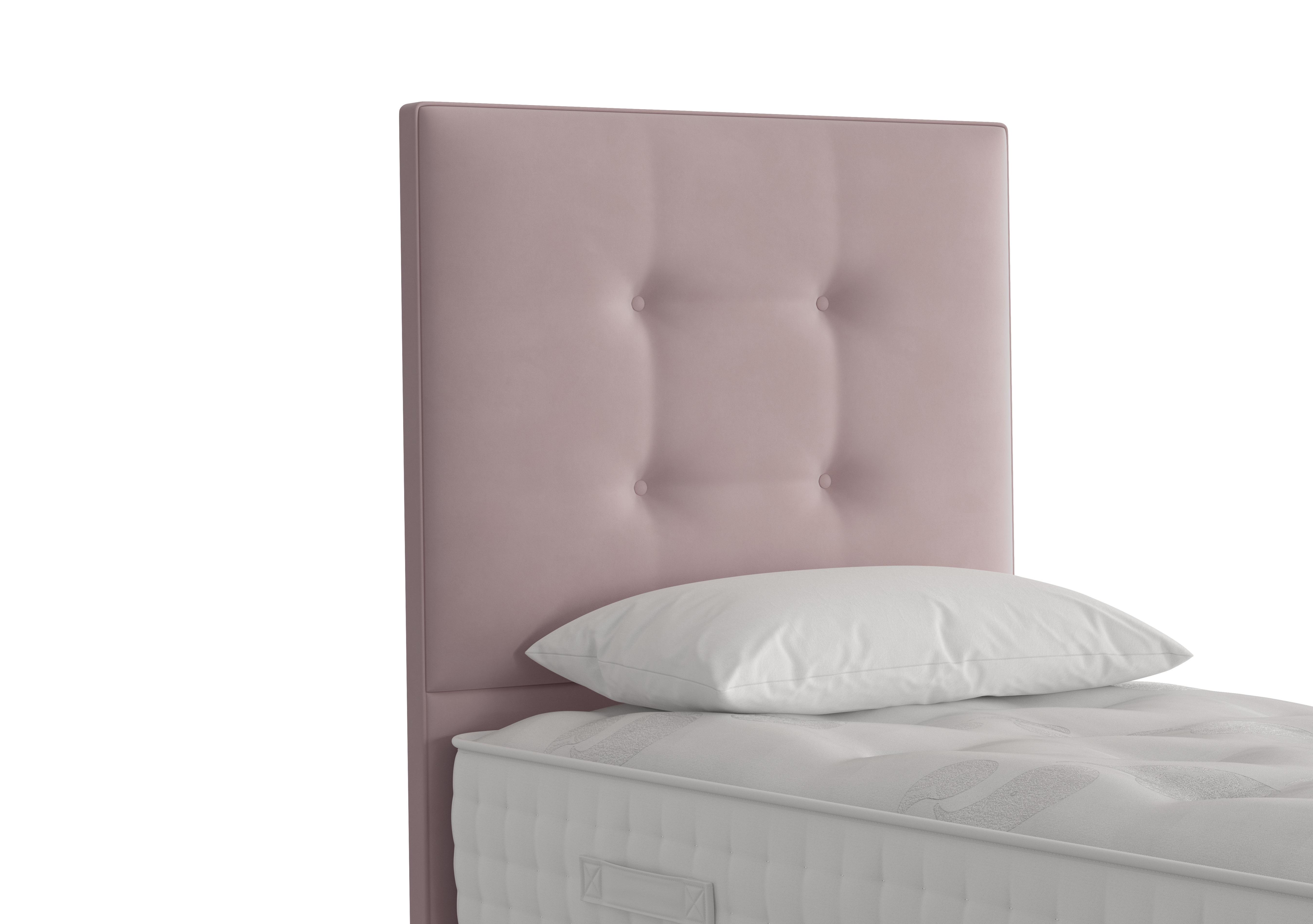 Reef Floor Standing Headboard in Plush Lilac on Furniture Village