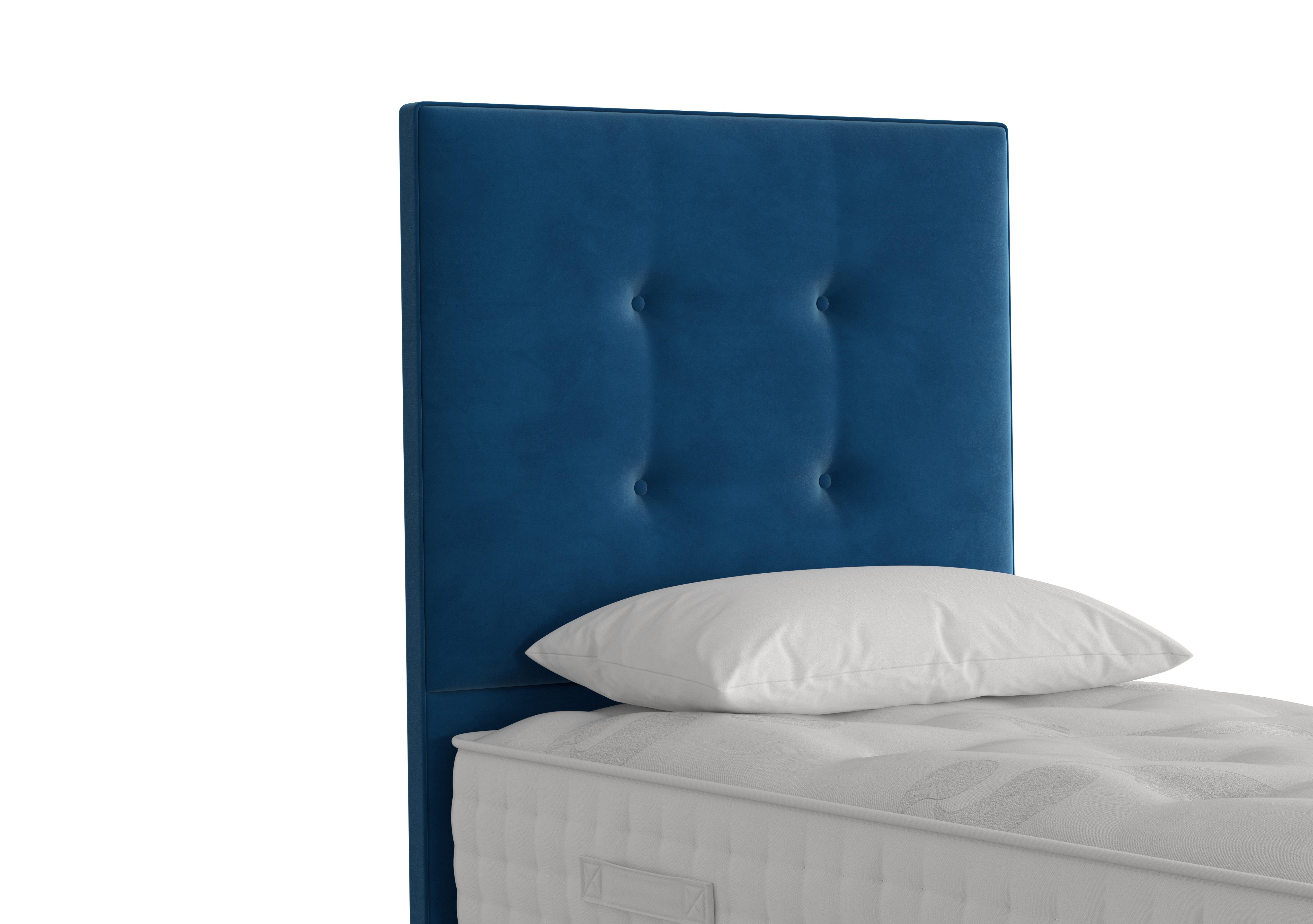 Reef Floor Standing Headboard in Plush Pacific on Furniture Village