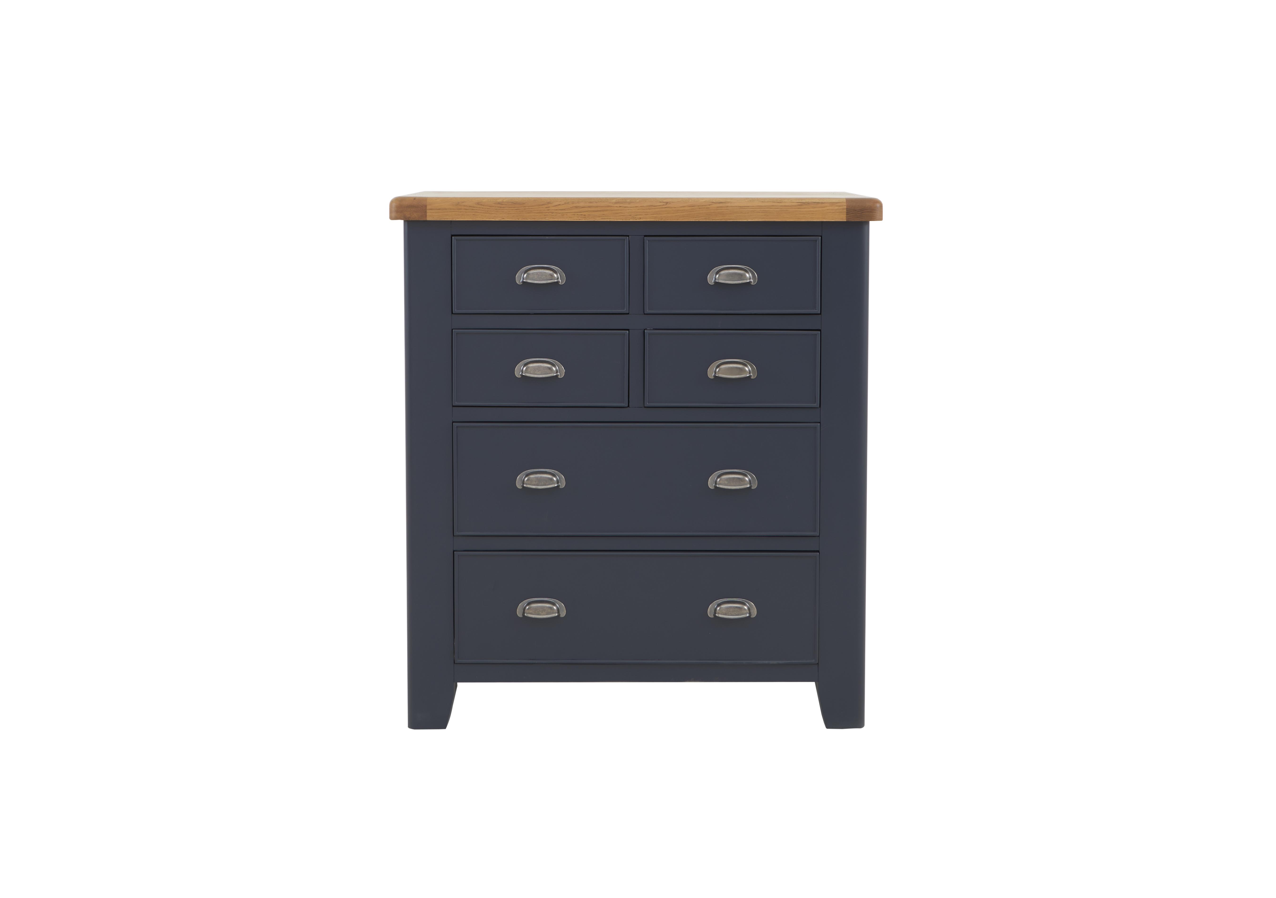 Hewitt 4+2 Drawer Chest in Blue on Furniture Village