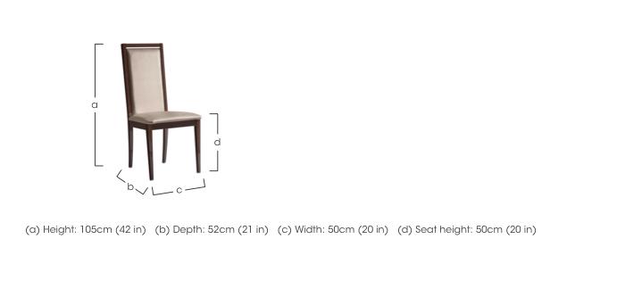 Palazzo Roma Dining Chair in Sand Birch in  on Furniture Village