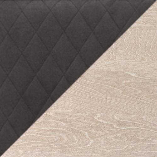 Palazzo Roma Dining Chair in Sand Birch in Aquos 127 32 Dark Grey on Furniture Village