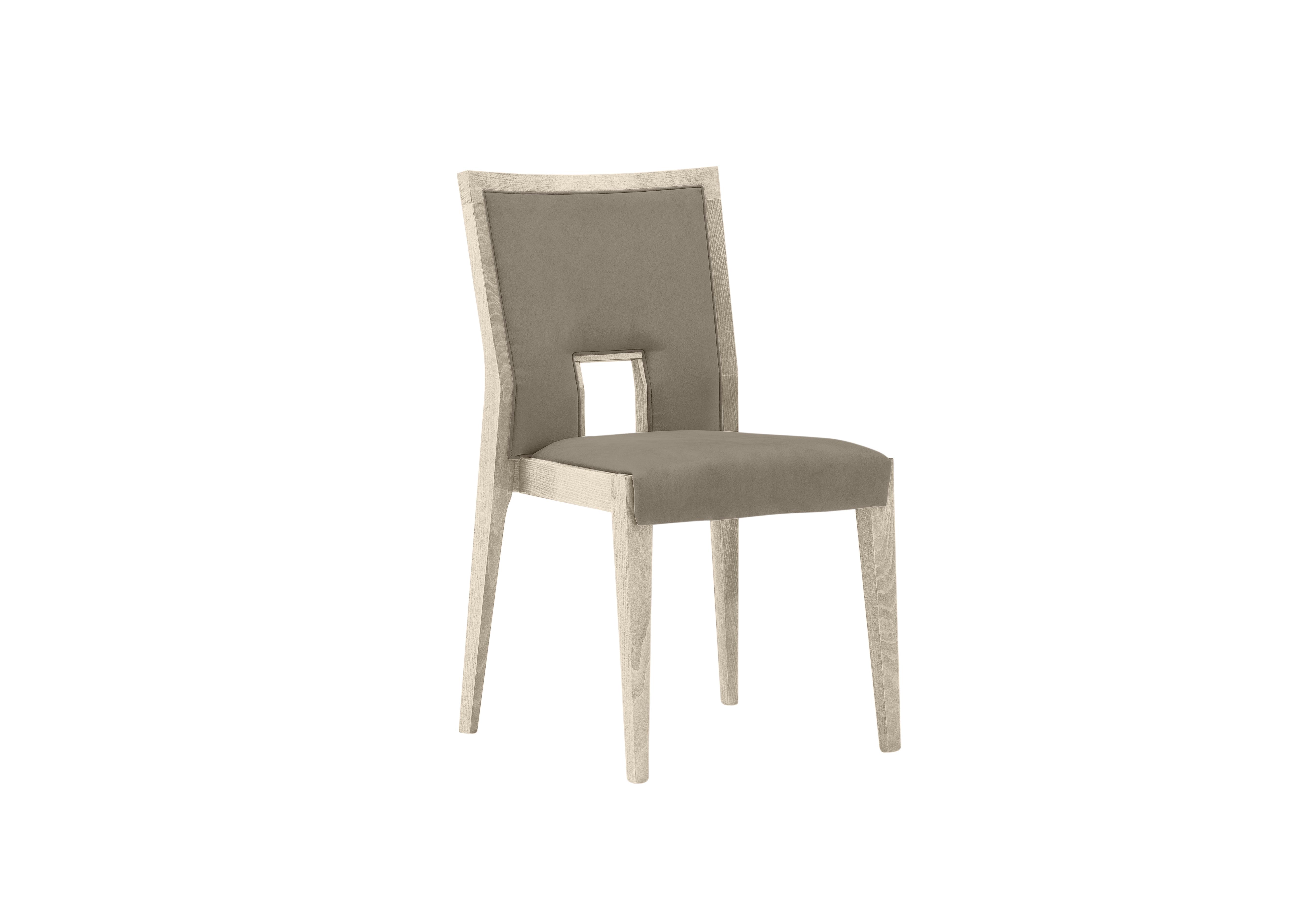 Palazzo Ambra Dining Chair in Sand Birch in Aquos 125 08 Taupe on Furniture Village
