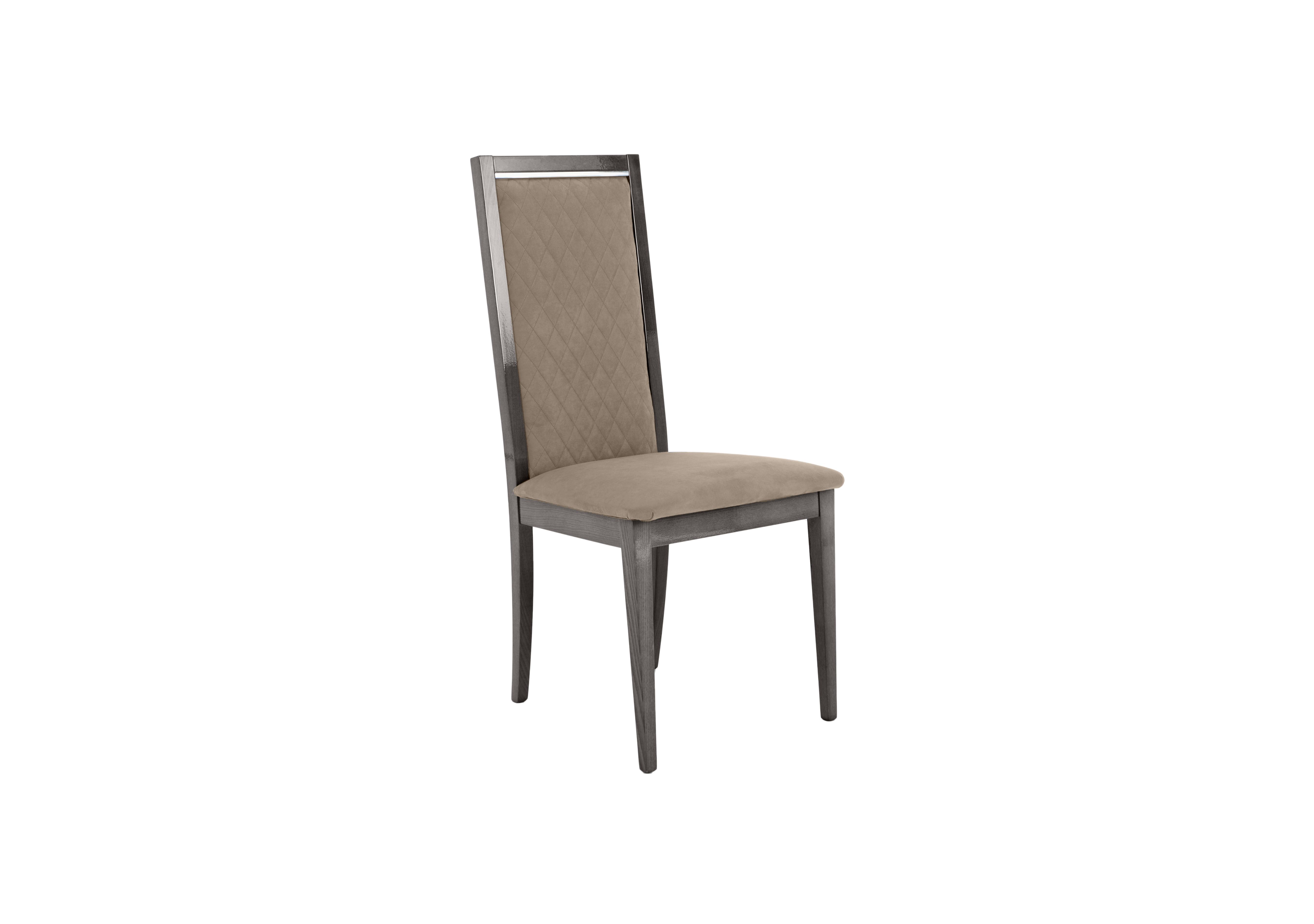Palazzo Rombi Dining Chair in Silver Birch in Aquos 125 08 Taupe on Furniture Village