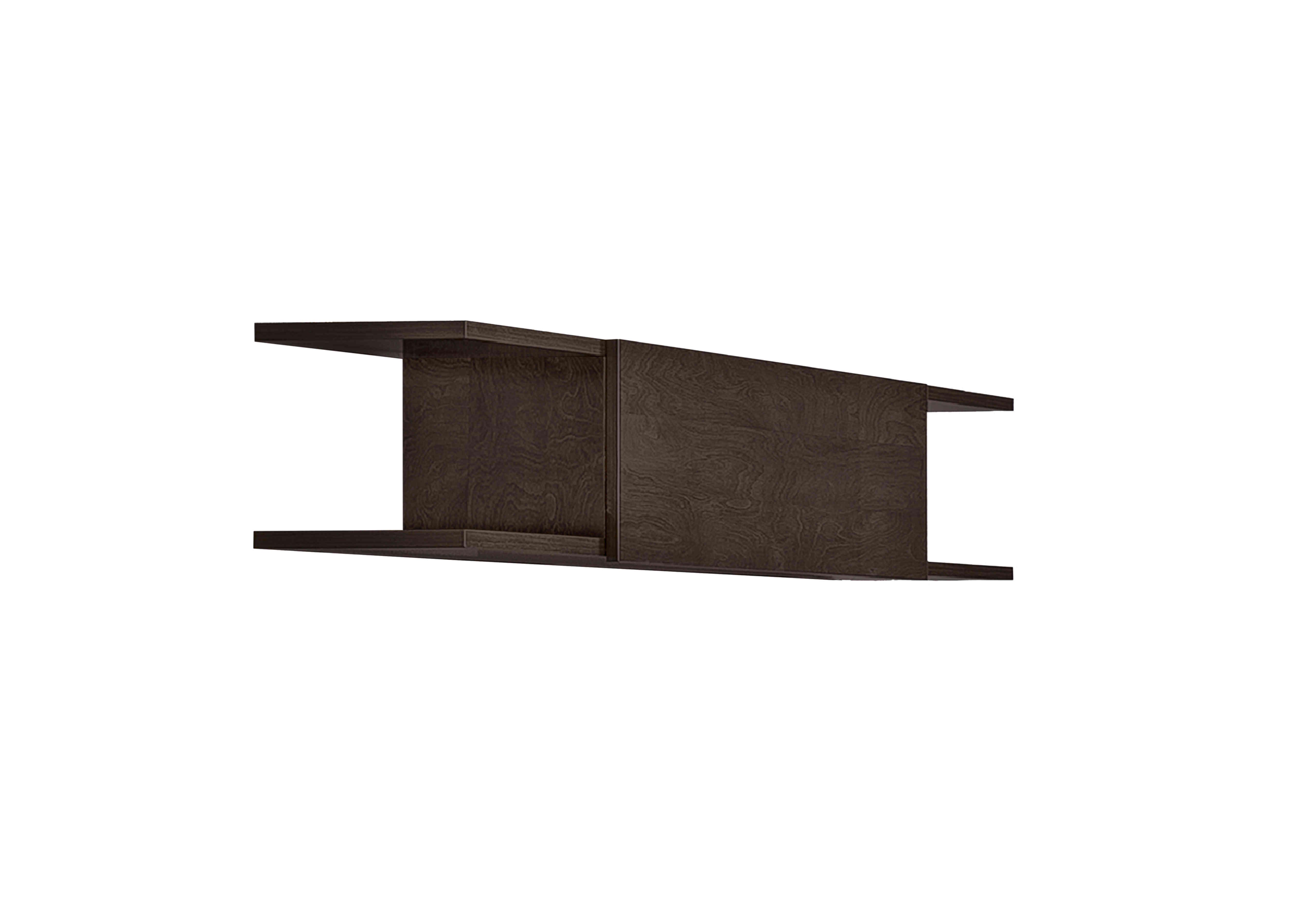 Palazzo Bridge Element Shelf in Dark Walnut on Furniture Village