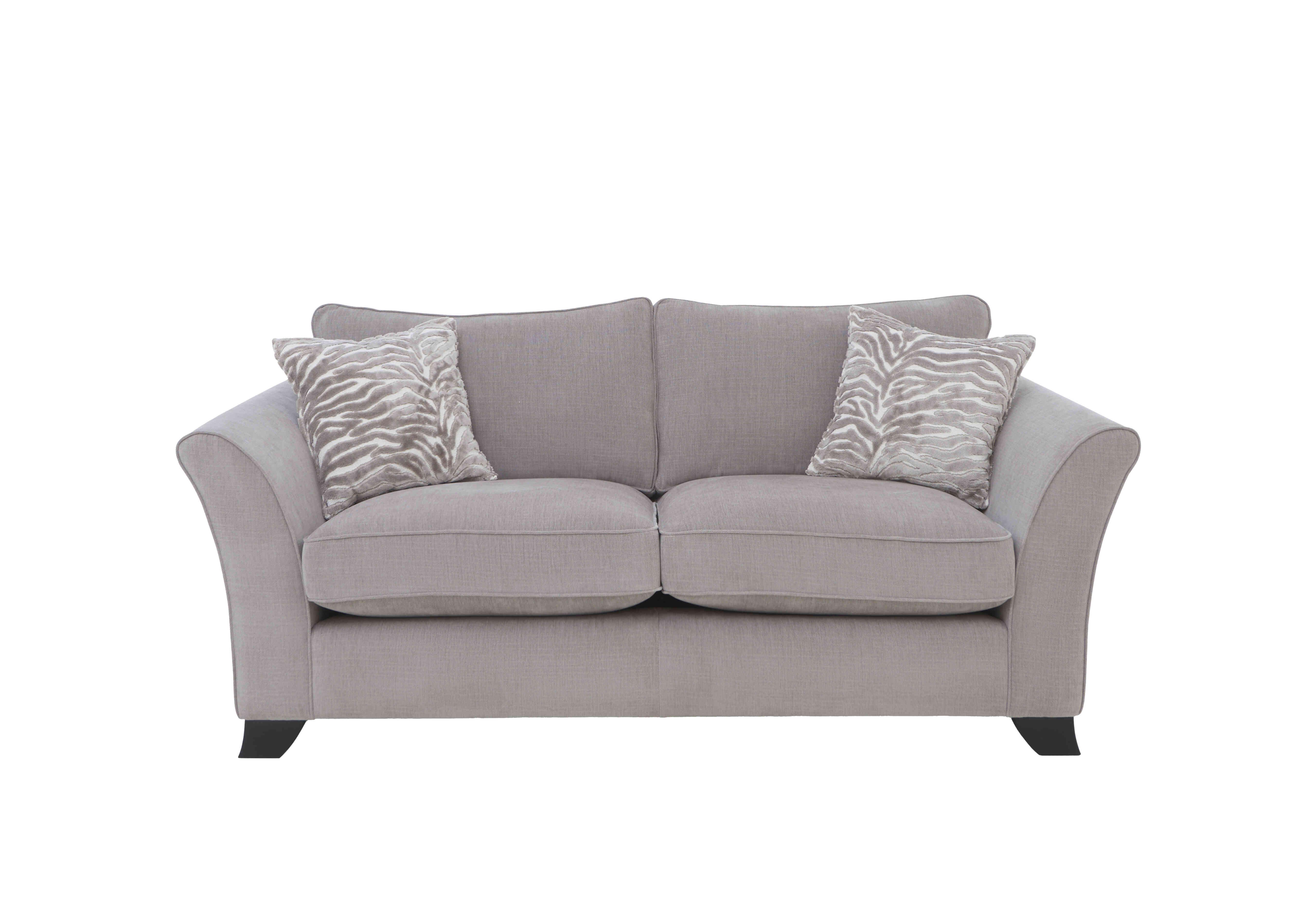 Sasha 3 Seater Classic Back Sofa Bed in Zara Mink on Furniture Village