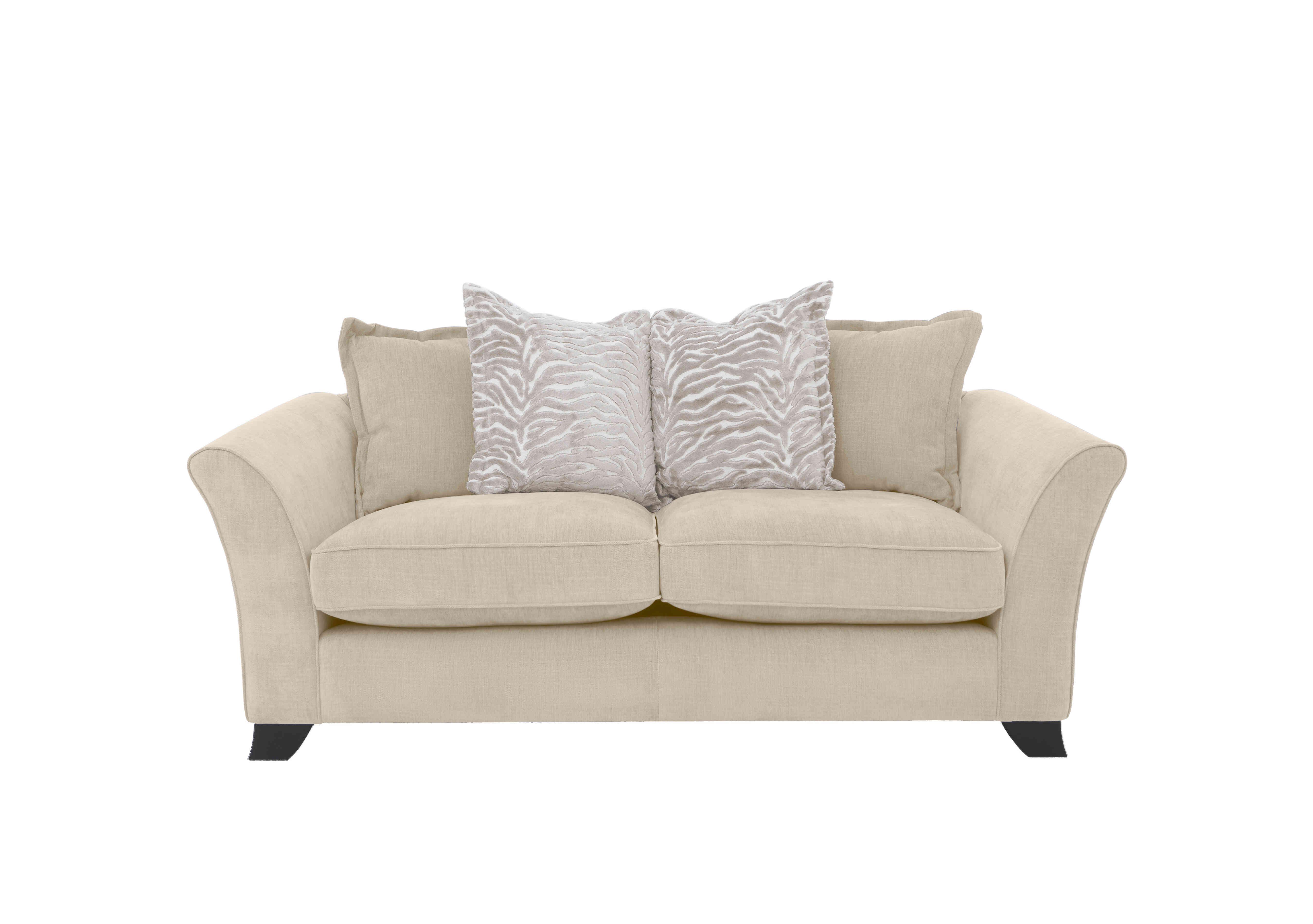 Sasha 3 Seater Scatter Back Sofa Bed in Zara Beige on Furniture Village