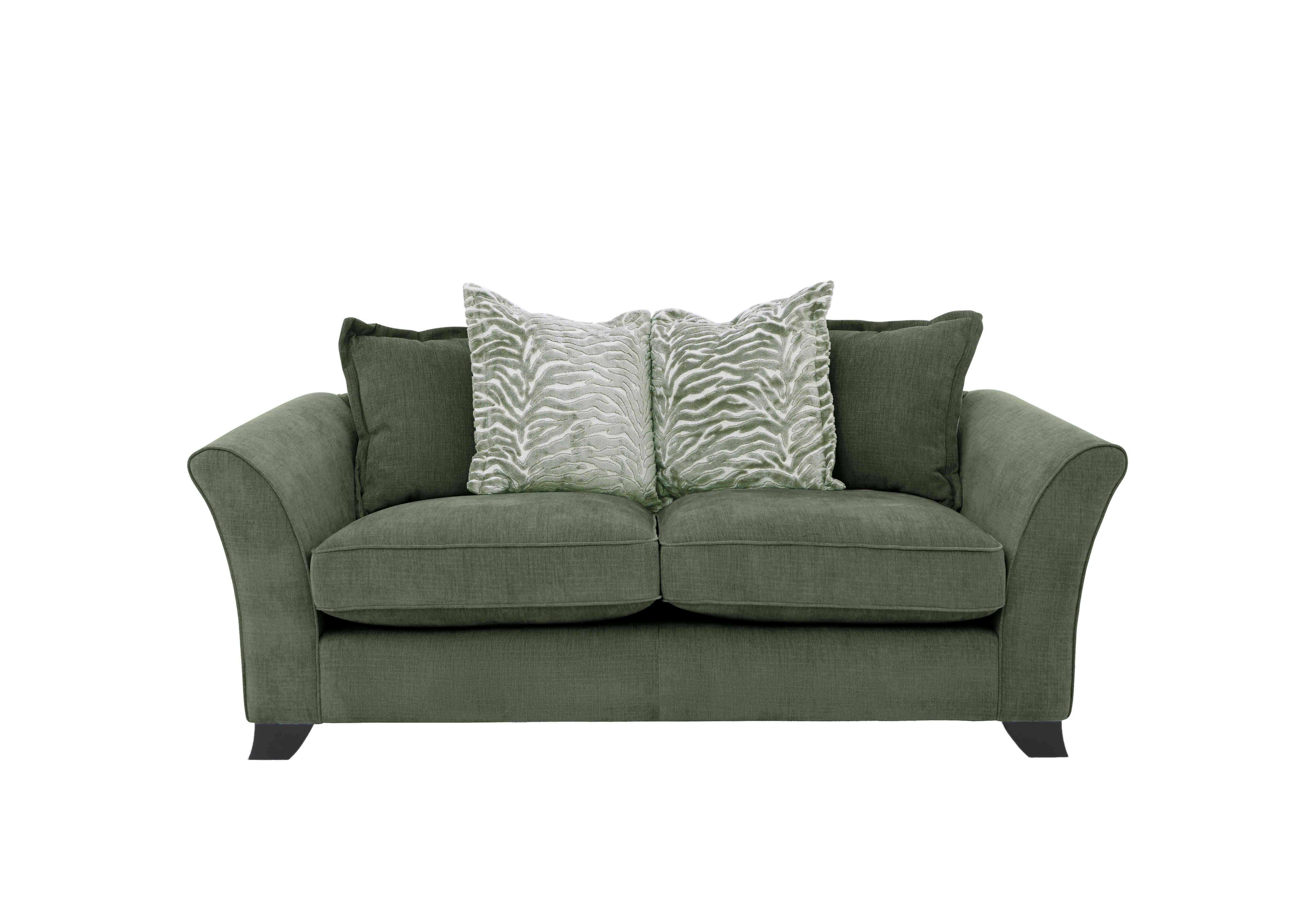 Sasha 3 Seater Scatter Back Sofa Bed in Zara Moss on Furniture Village