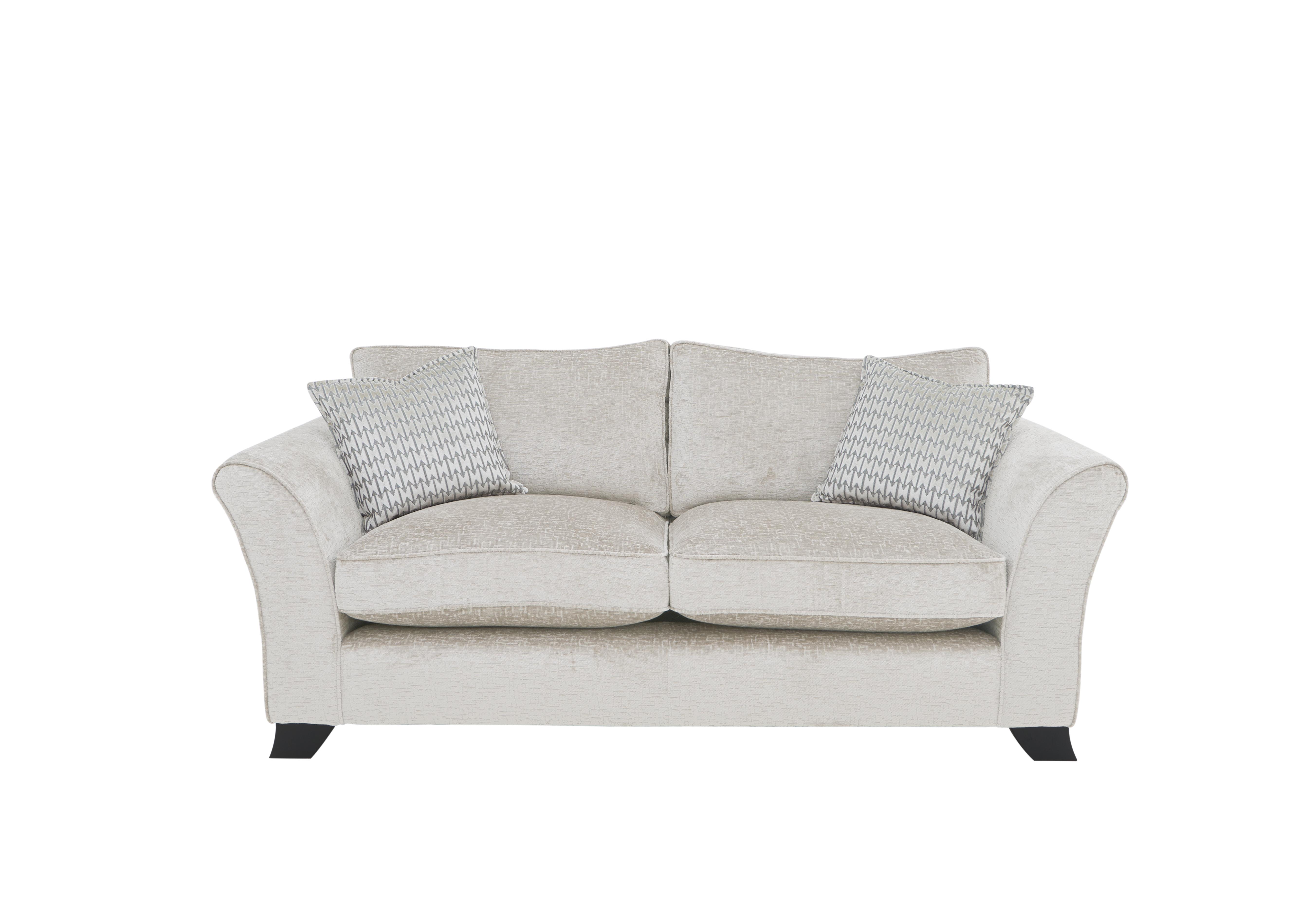 Sasha 3 Seater Classic Back Sofa in Alexandra Natural on Furniture Village