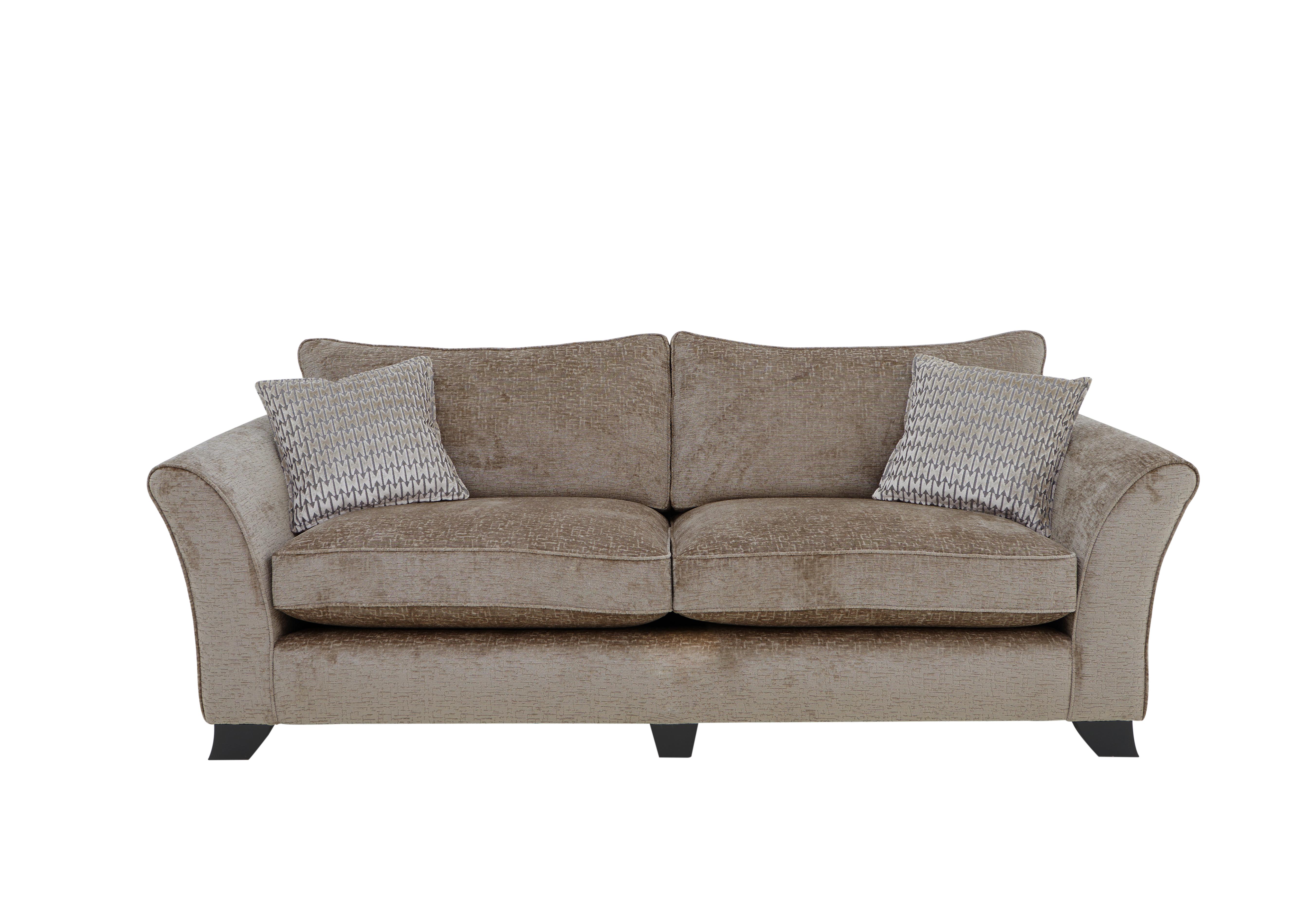 Sasha 4 Seater Classic Back Sofa in Alexandra Coco on Furniture Village