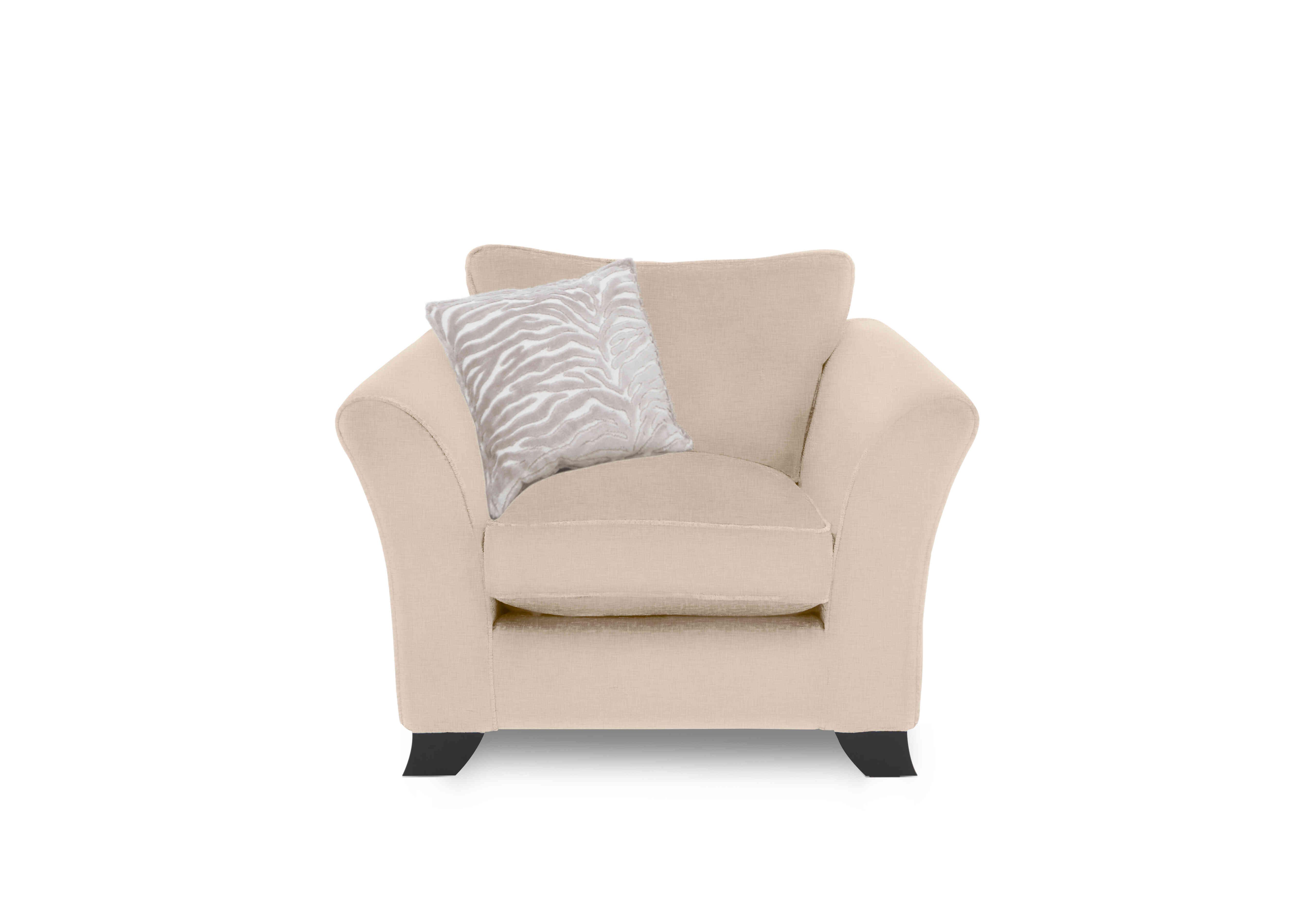 Sasha Chair in Zara Beige on Furniture Village