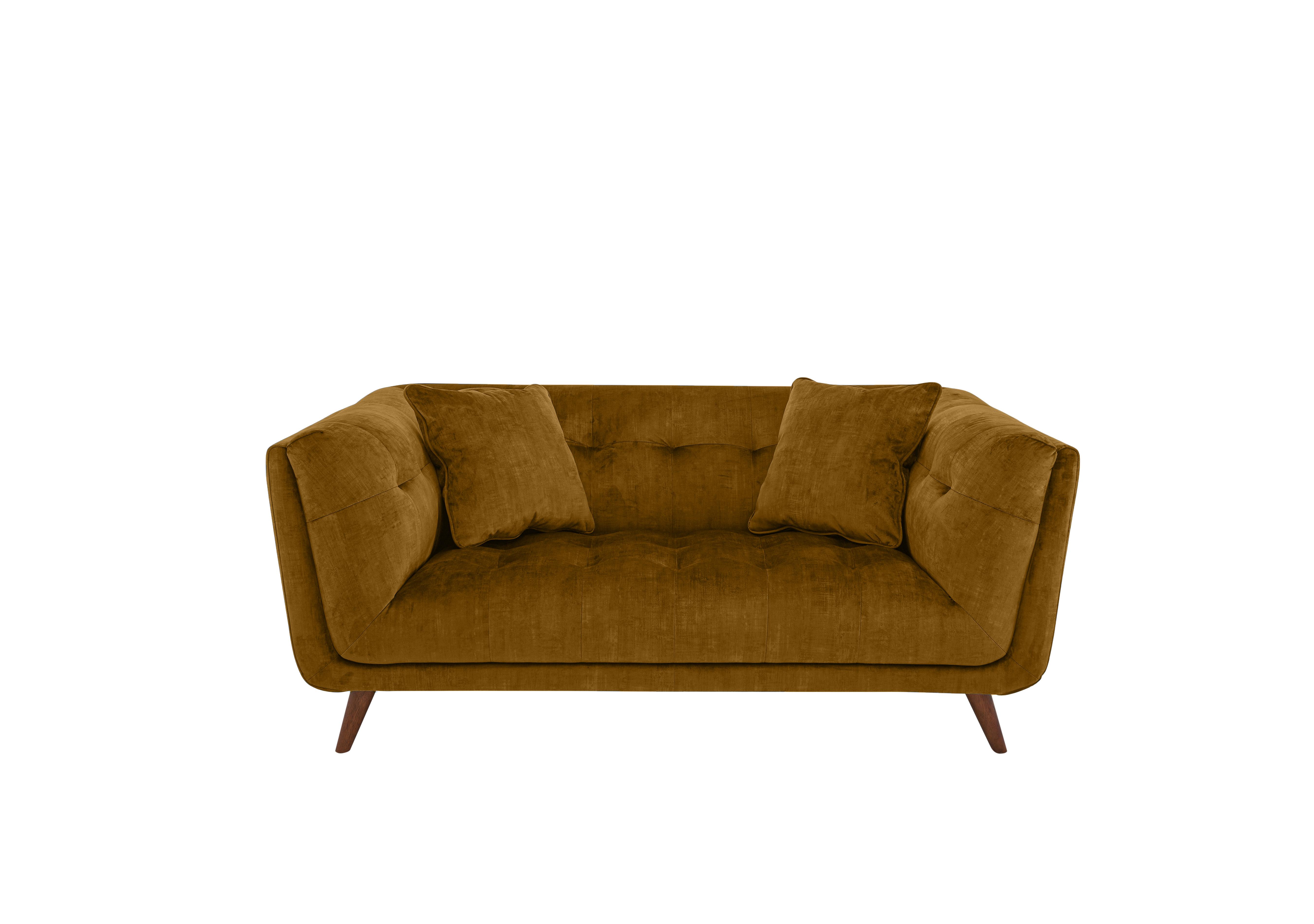 Rene 2 Seater Fabric Sofa in 52002 Heritage Saffron Wa Ft on Furniture Village
