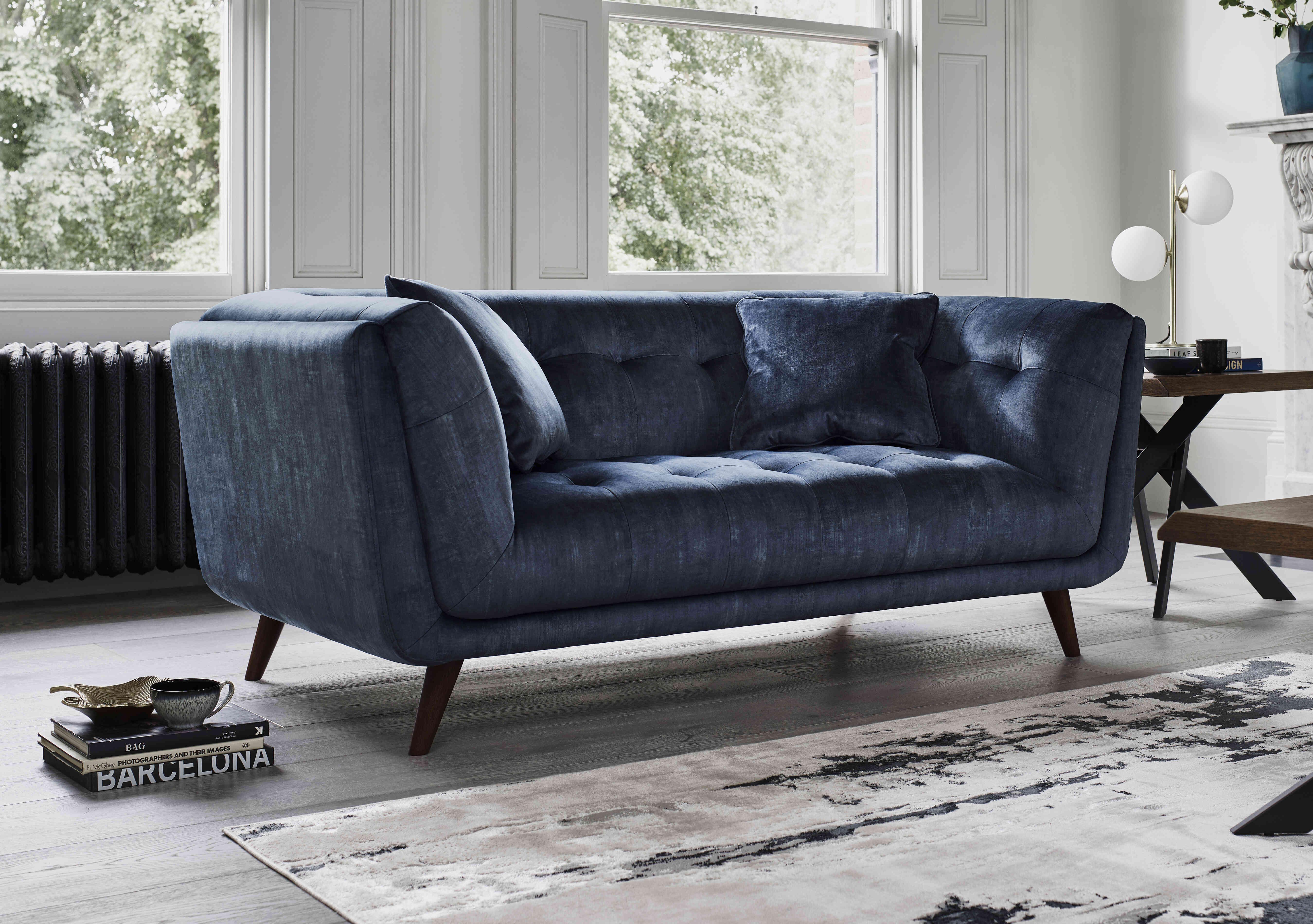 Rene Large 2 Seater Fabric Sofa in  on Furniture Village
