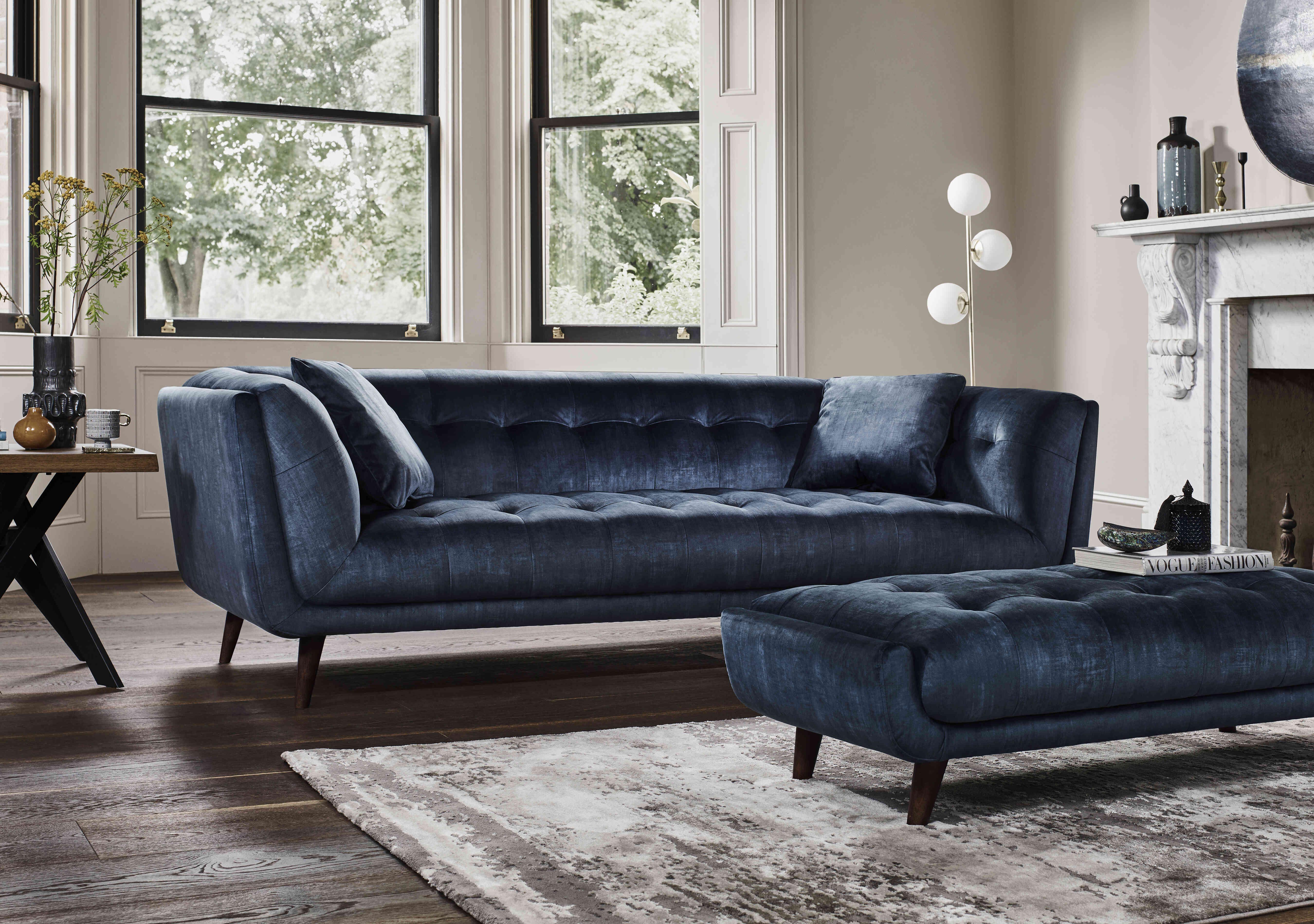 Rene 3 Seater Fabric Sofa in  on Furniture Village