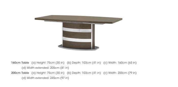 Palazzo Pedestal Base Extending Dining Table in  on Furniture Village