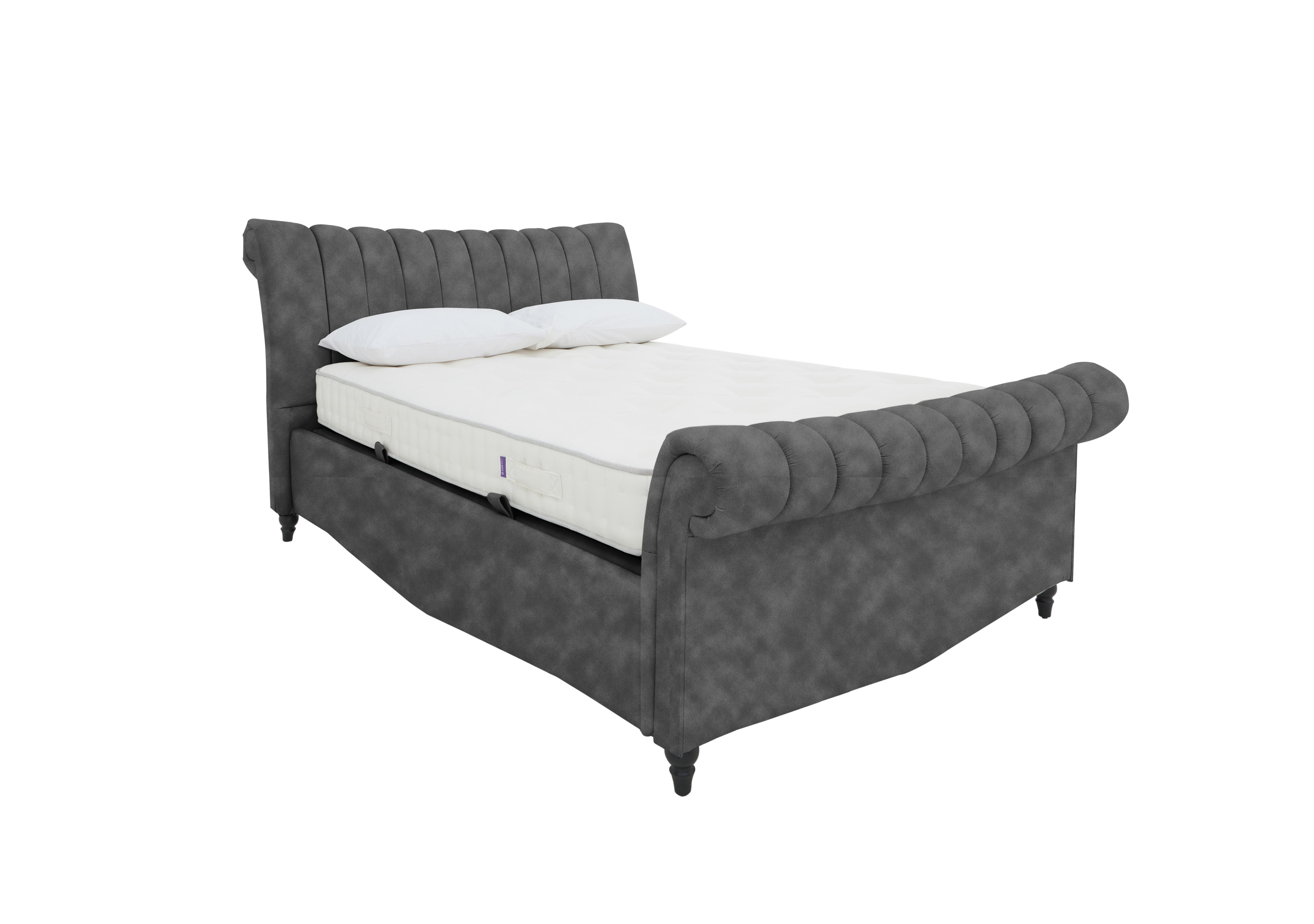 Thiago Ottoman Bed Frame in Dapple Mink on Furniture Village