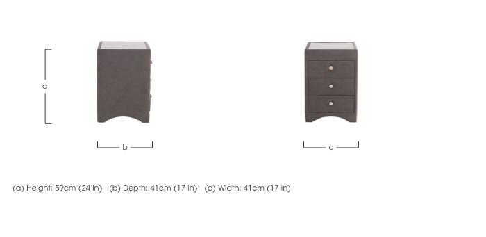 Ideal Calypso Bedside Cabinet in  on Furniture Village