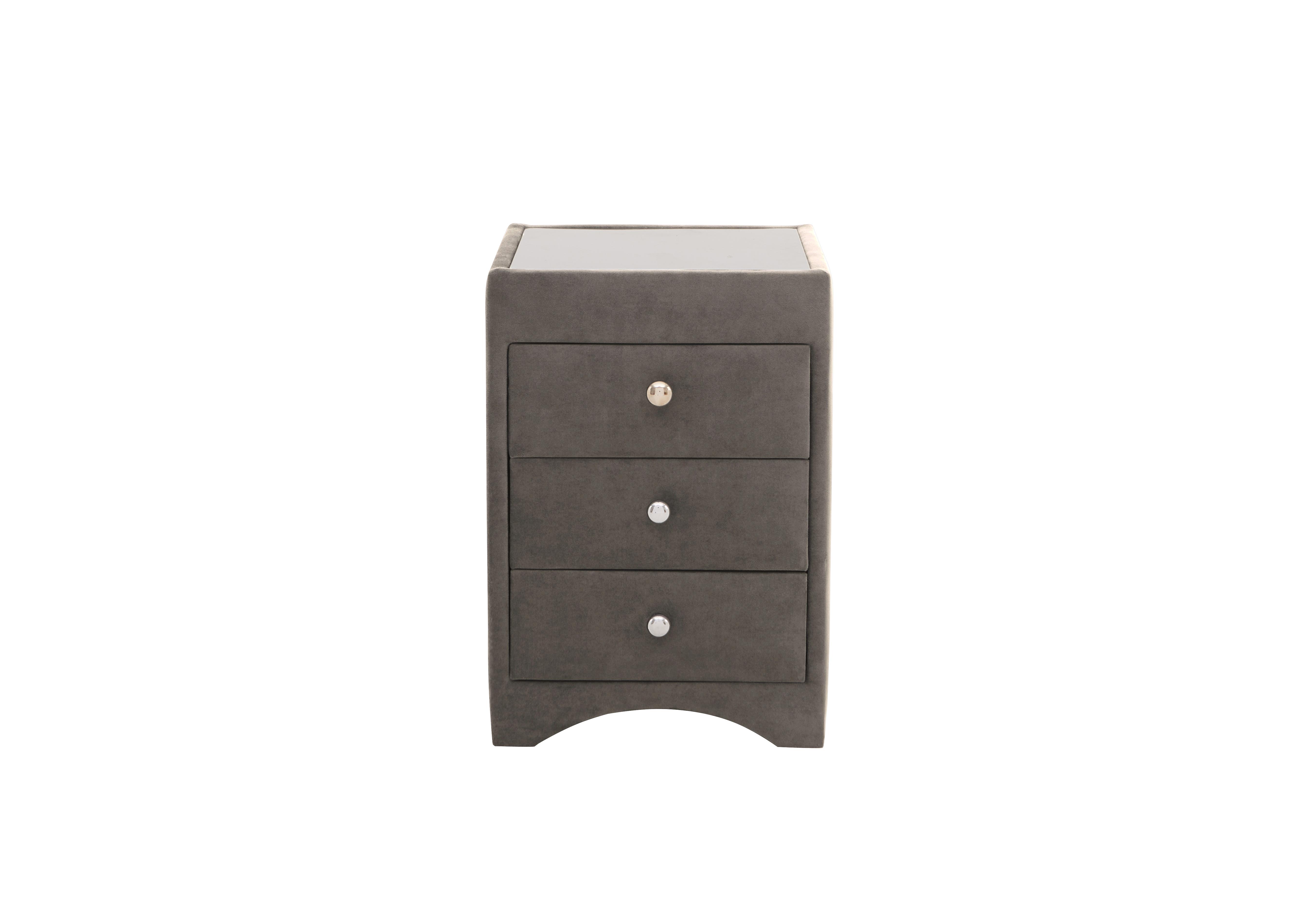 Ideal Calypso Bedside Cabinet in Krystal Grey on Furniture Village
