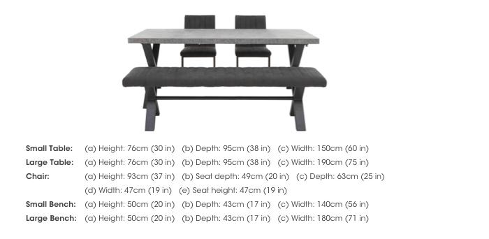 Moon Dining Table with 2 Cantilever Dining Chairs and Dining Bench Set in  on Furniture Village