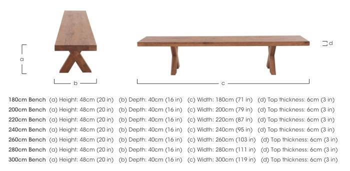 Loki Dining Bench in  on Furniture Village