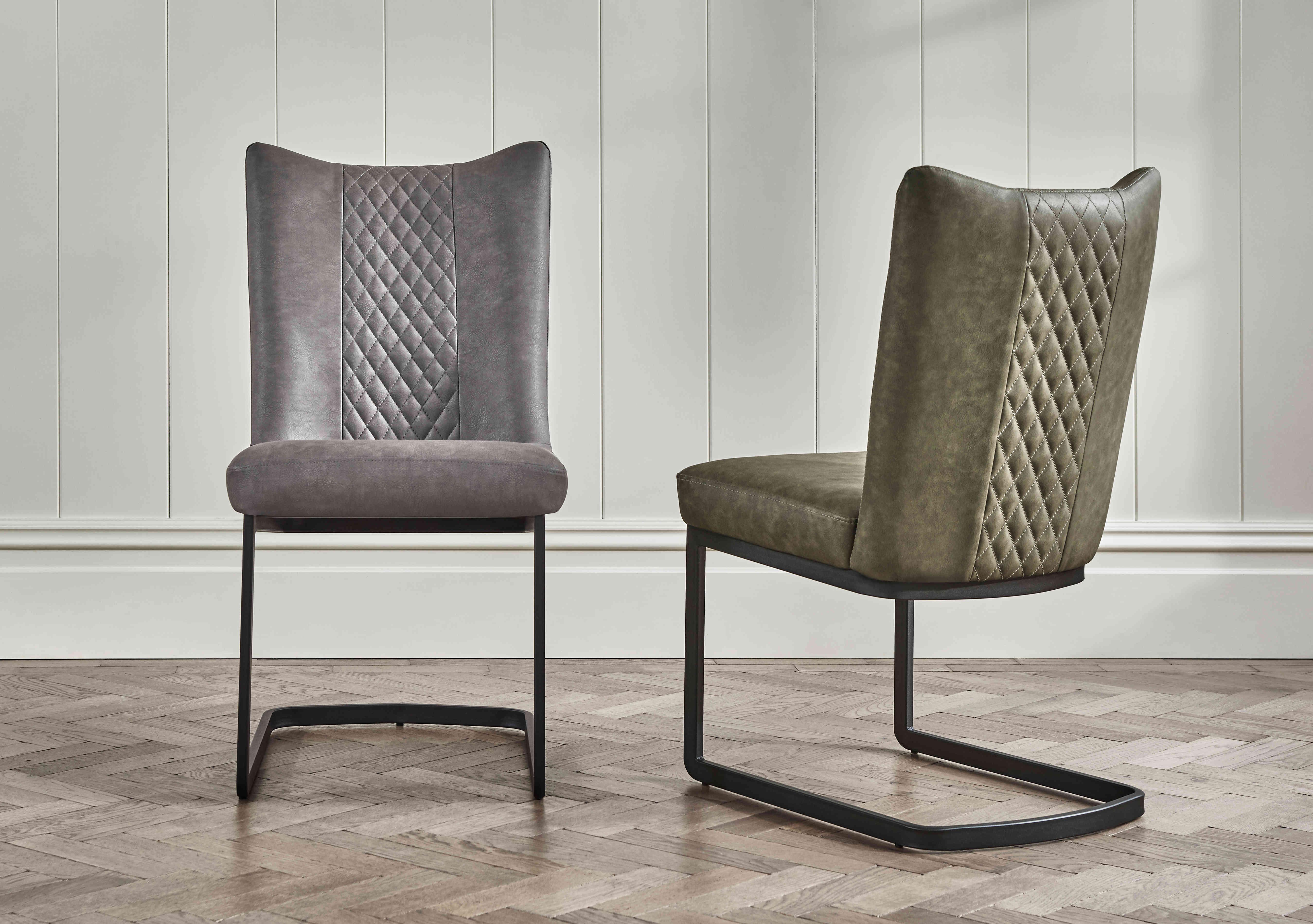 Loki Cantilever Dining Chair in  on Furniture Village