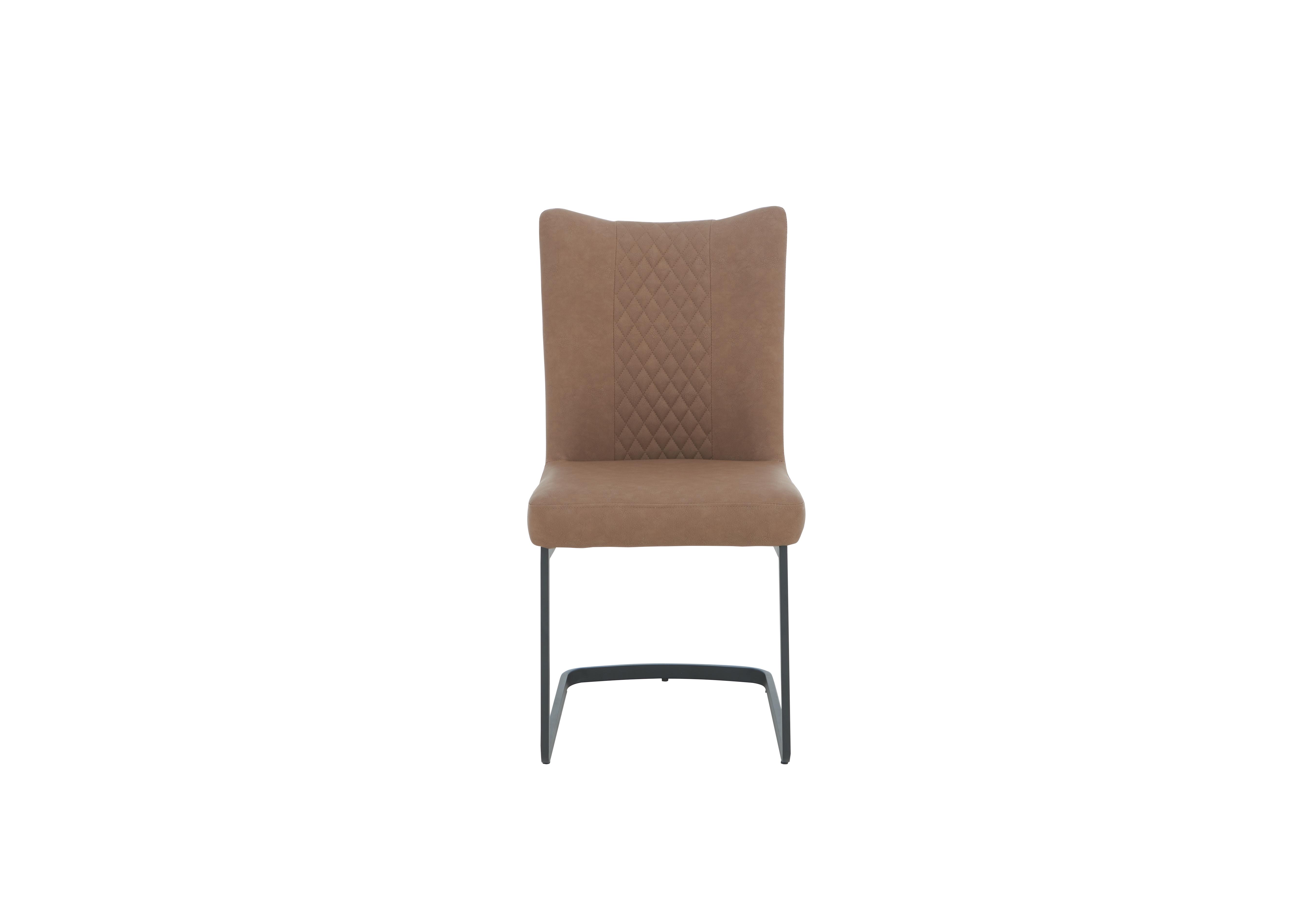 Loki Cantilever Dining Chair in Brown on Furniture Village