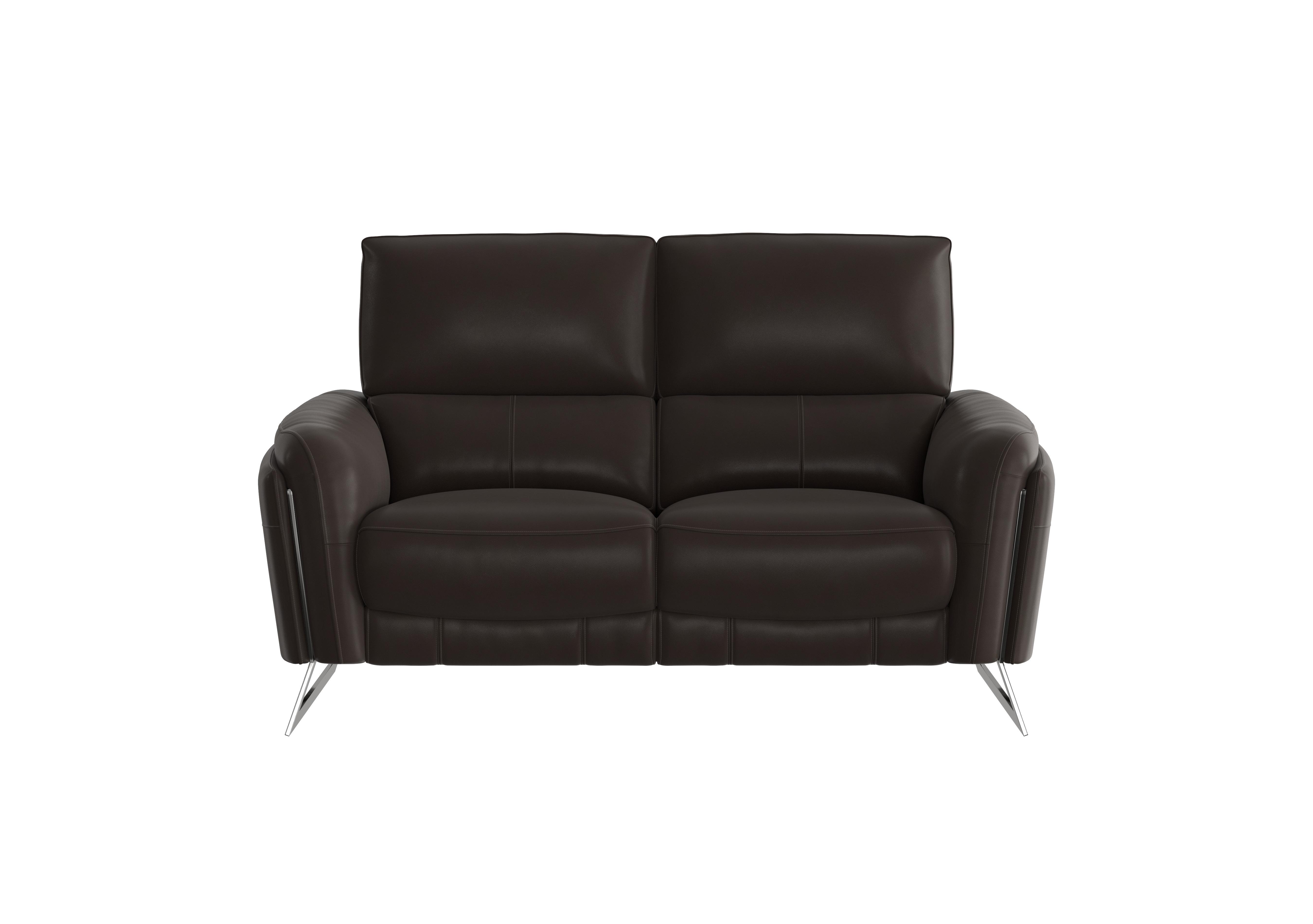 Amarilla 2 Seater Leather Sofa in Bv-1748 Dark Chocolate on Furniture Village
