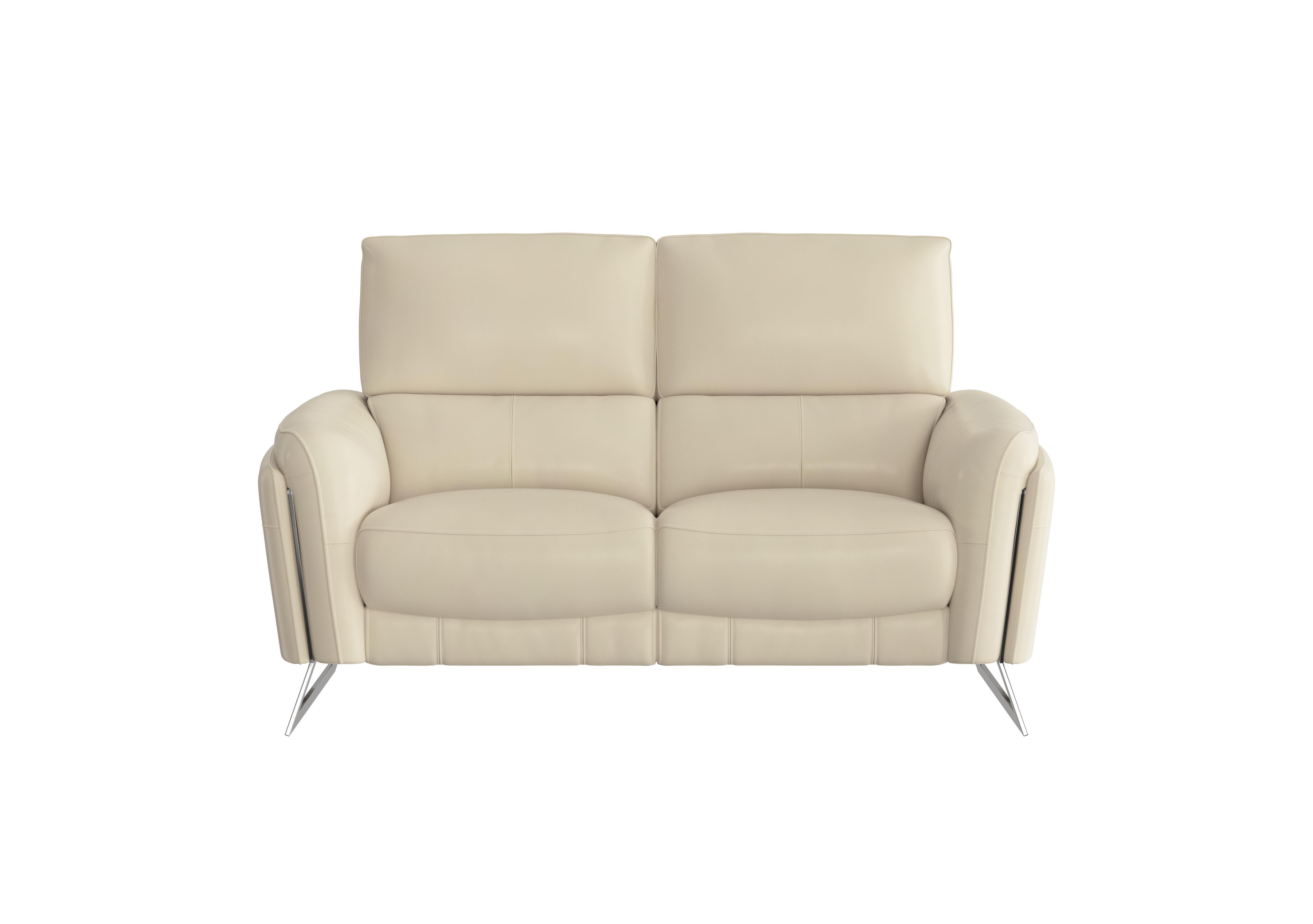Amarilla 2 Seater Leather Sofa in Bv-862c Bisque on Furniture Village