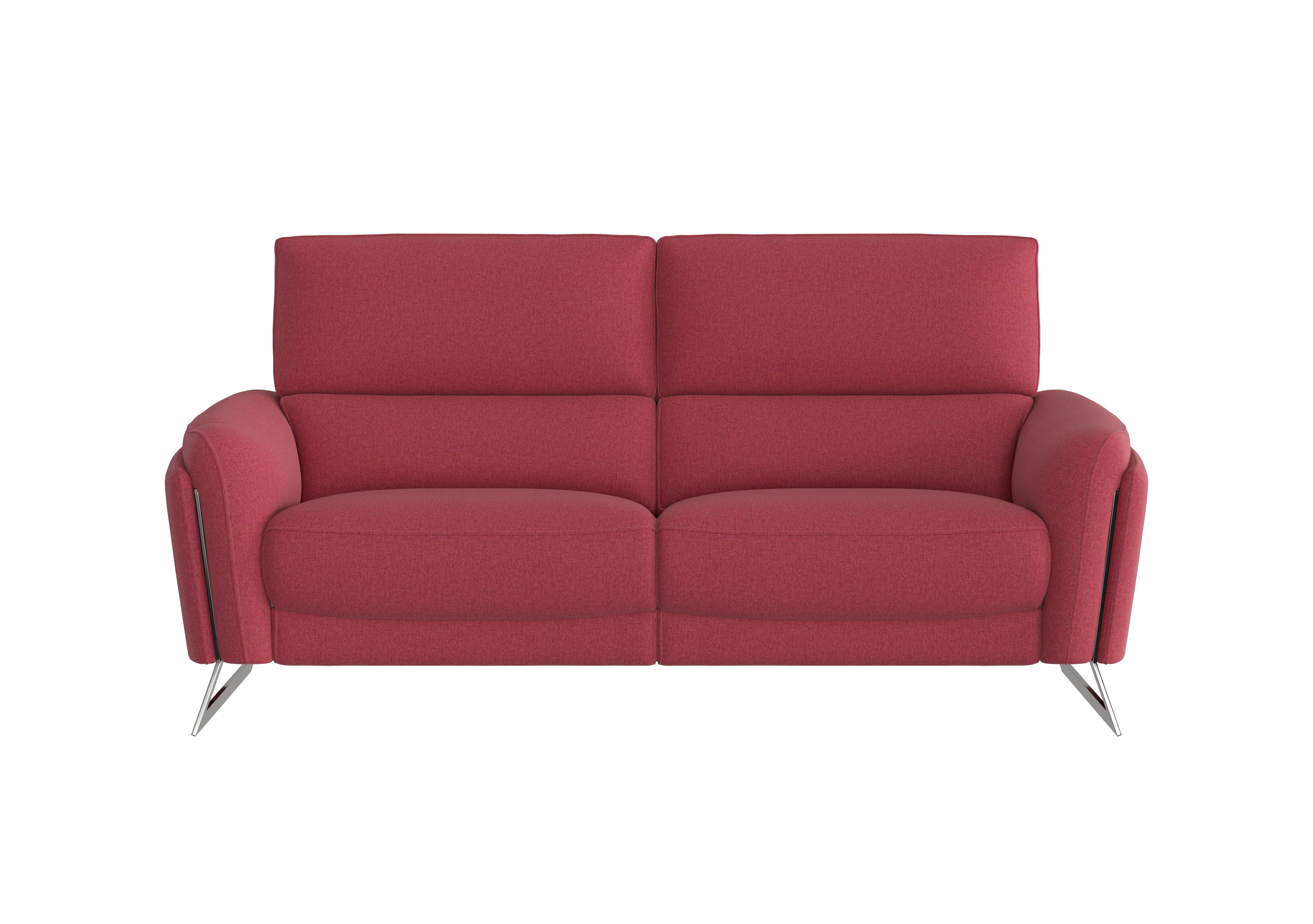 Amarilla 3 Seater Fabric Sofa in Fab-Blt-R29 Red on Furniture Village