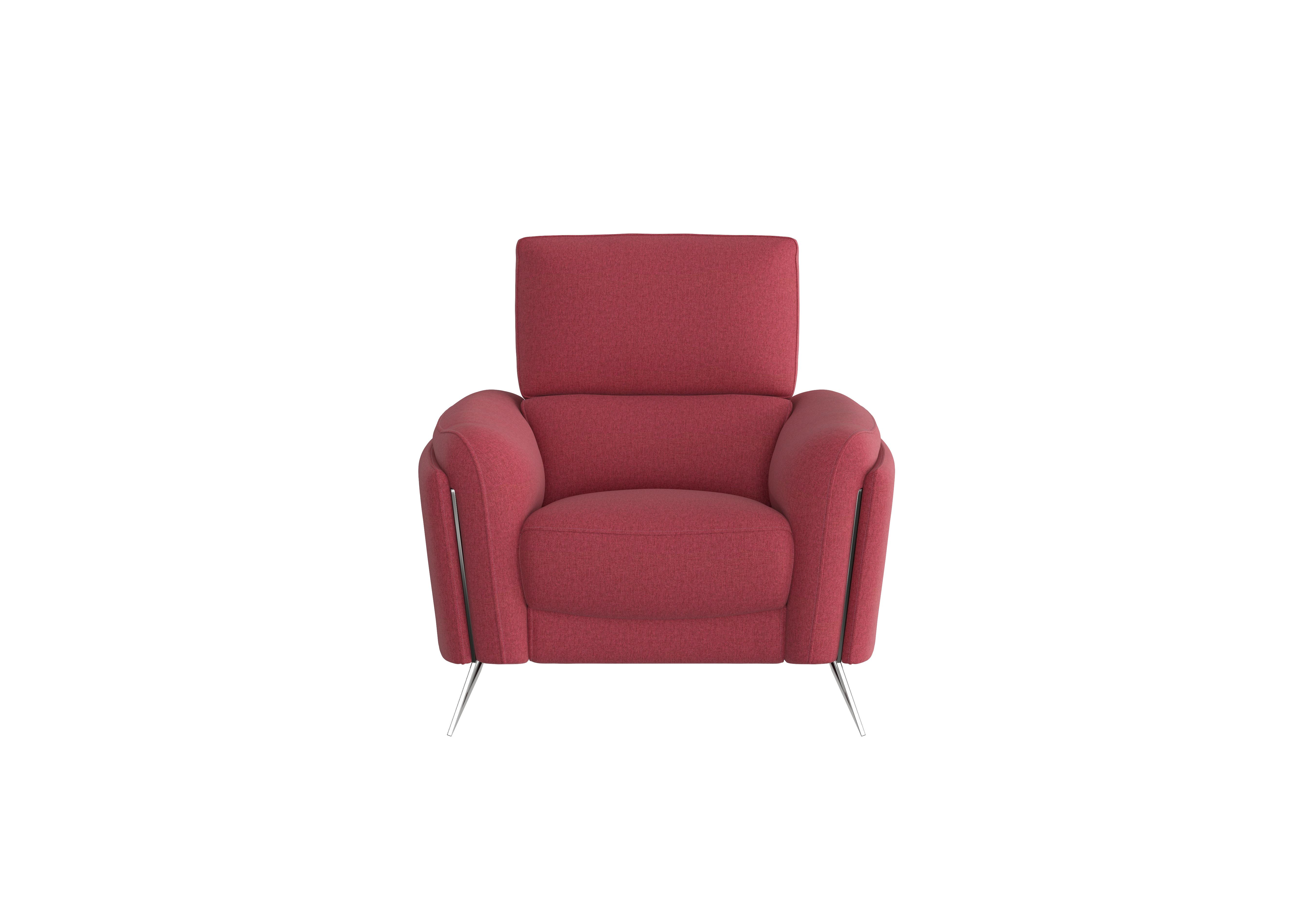 Amarilla Fabric Armchair in Fab-Blt-R29 Red on Furniture Village