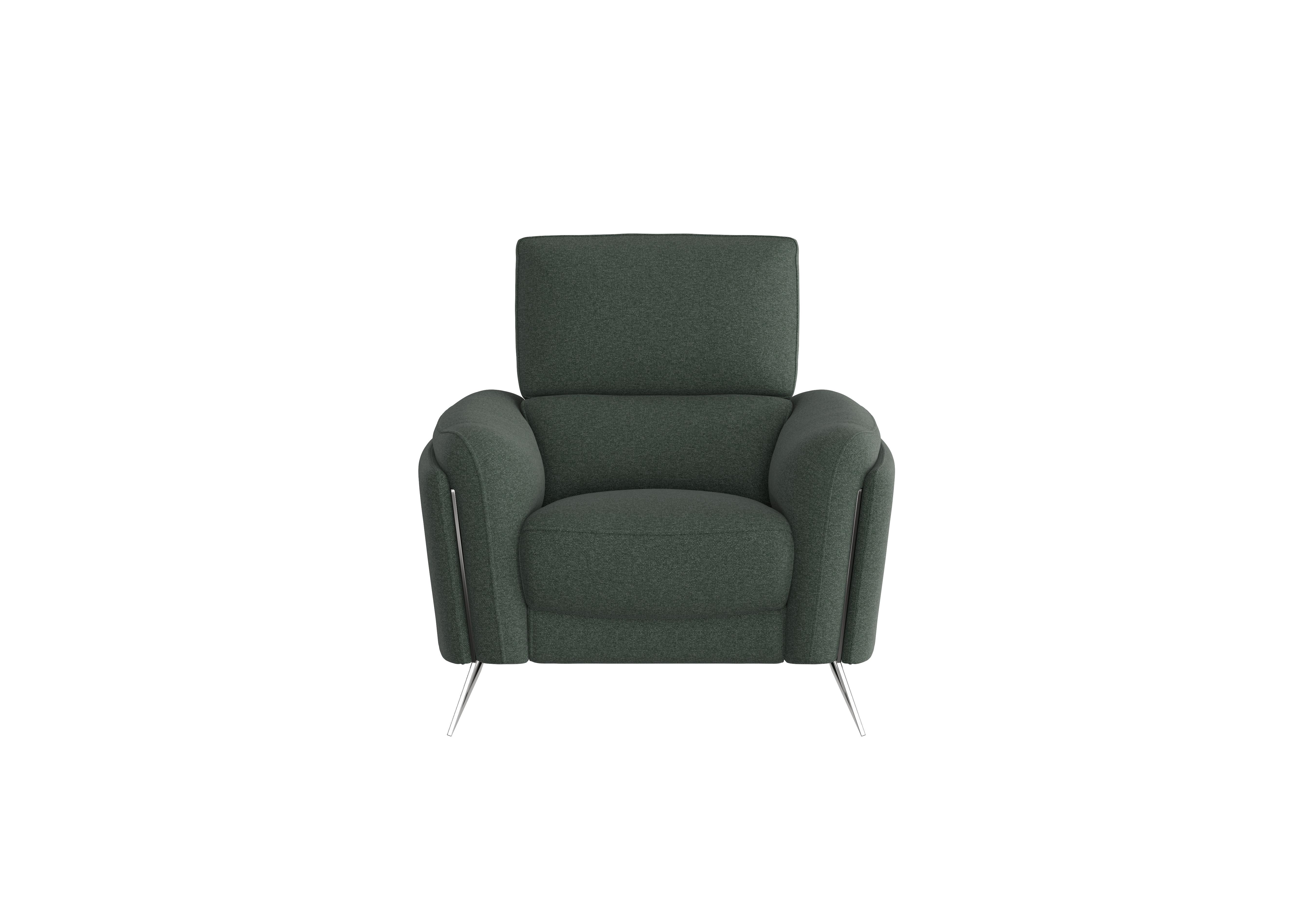 Amarilla Fabric Armchair in Fab-Ska-R48 Moss Green on Furniture Village