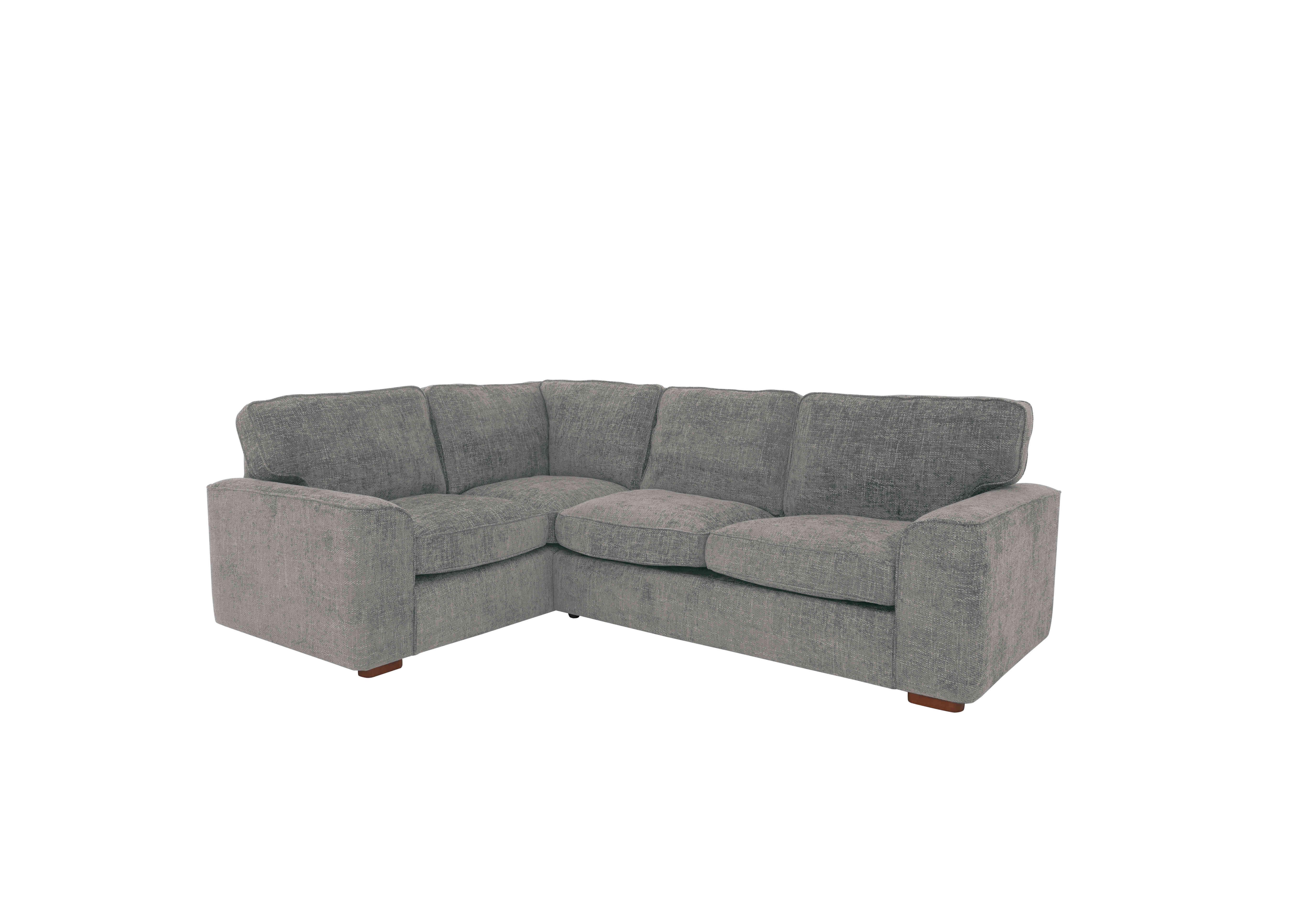 Emilia Small Fabric Corner Sofa in Dolphin on Furniture Village