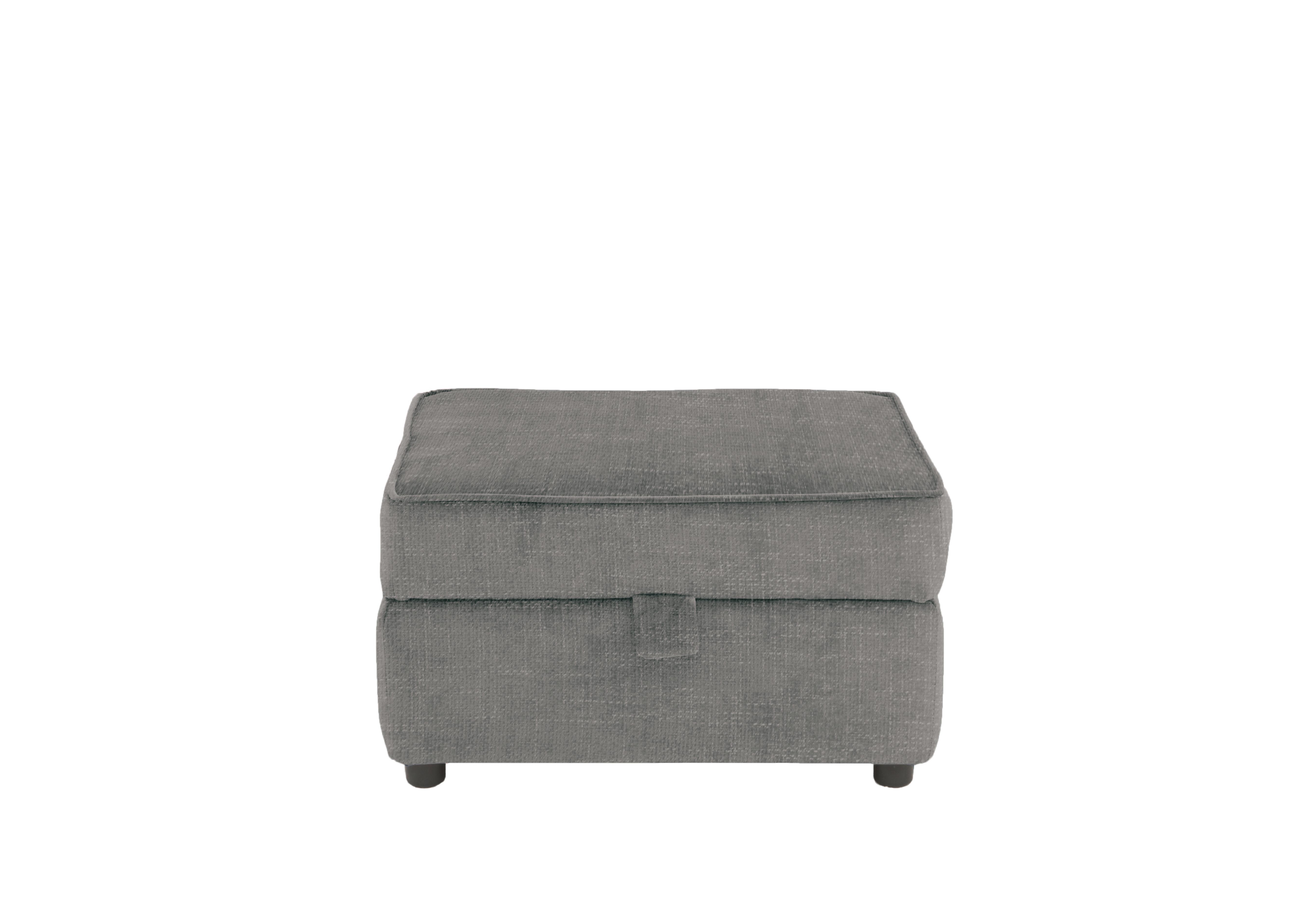 Emilia Fabric Storage Footstool in Dolphin on Furniture Village