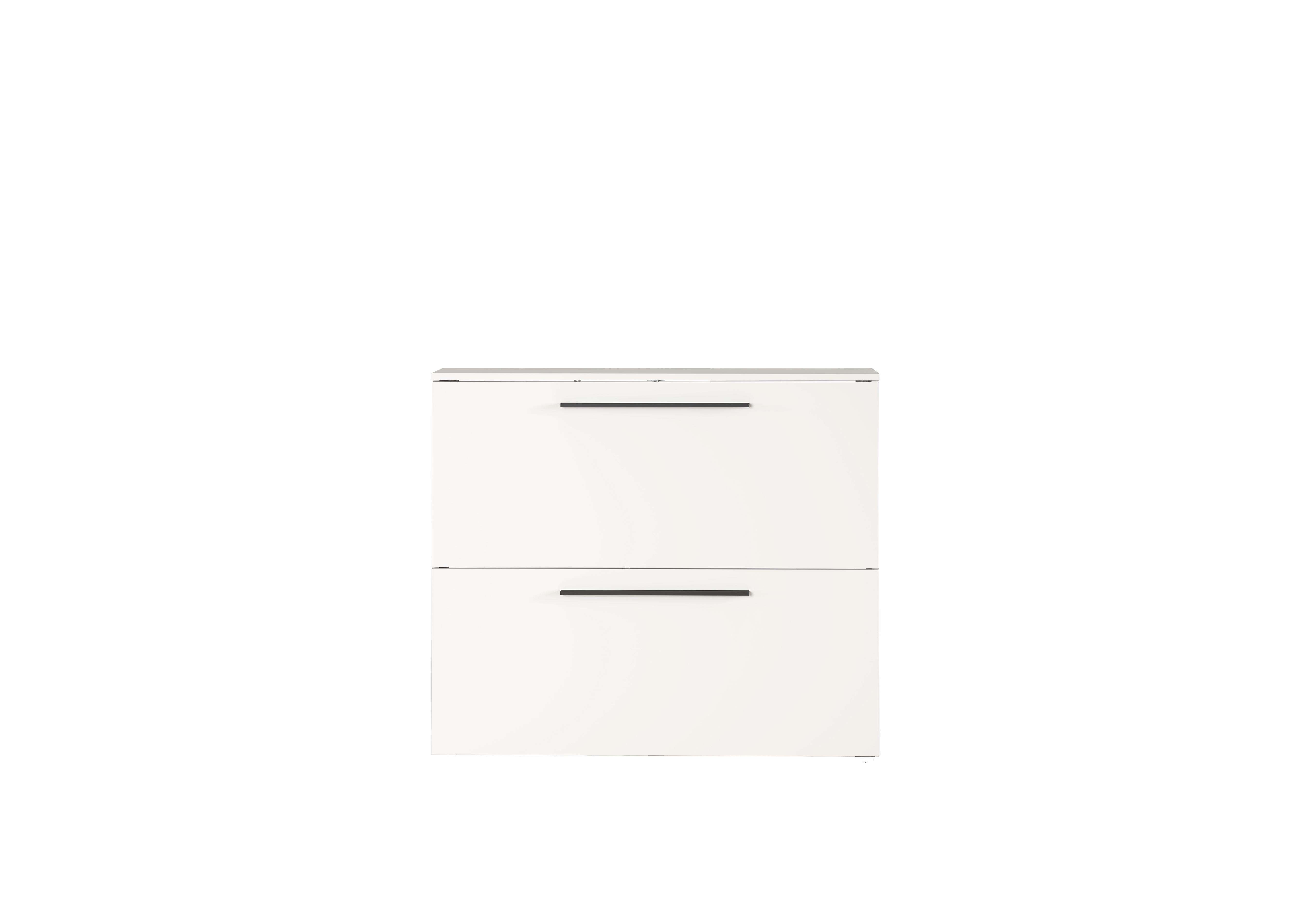Avery 2 Door Shoe Cabinet in White on Furniture Village