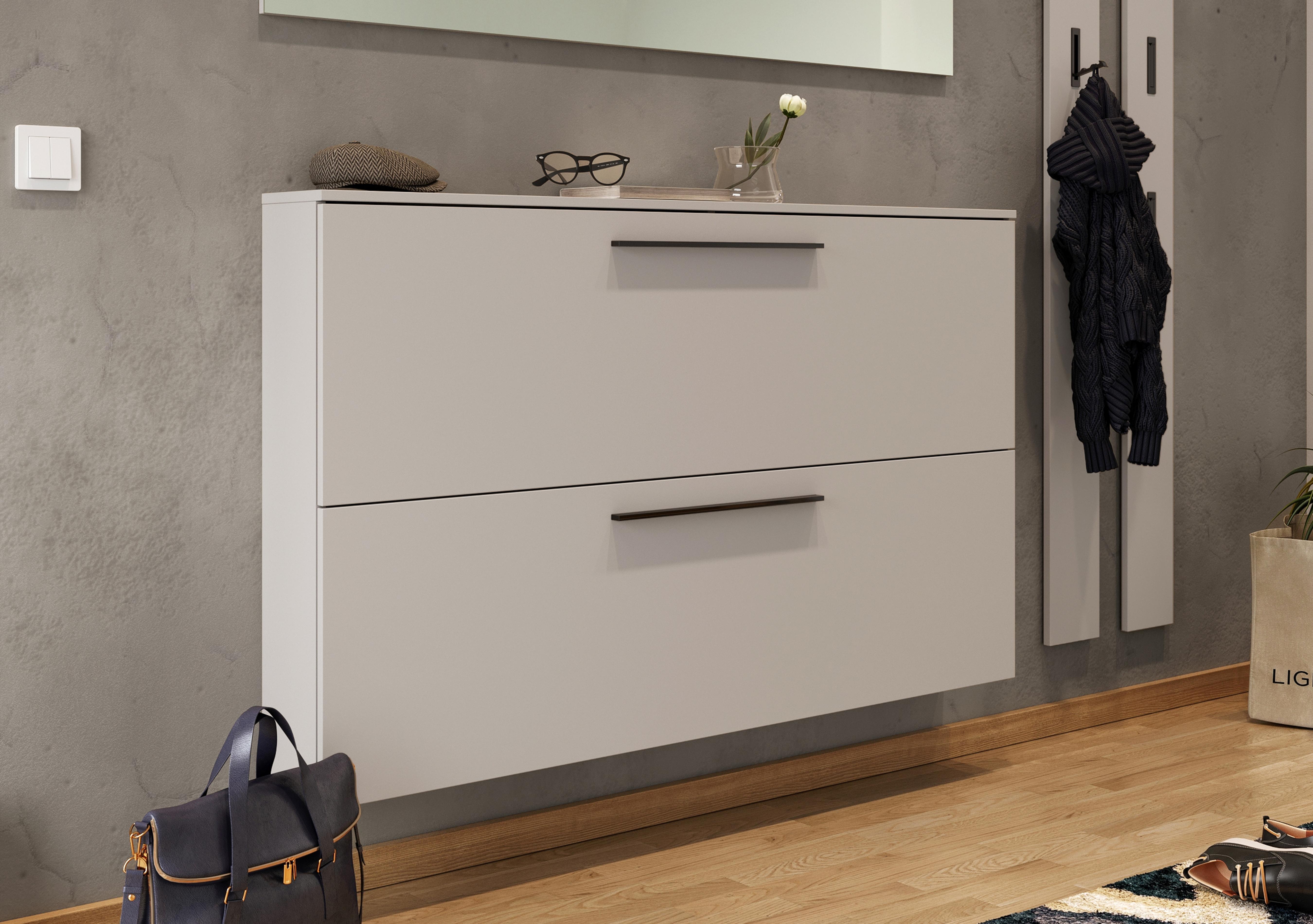 Avery Large 2 Door Shoe Cabinet in  on Furniture Village