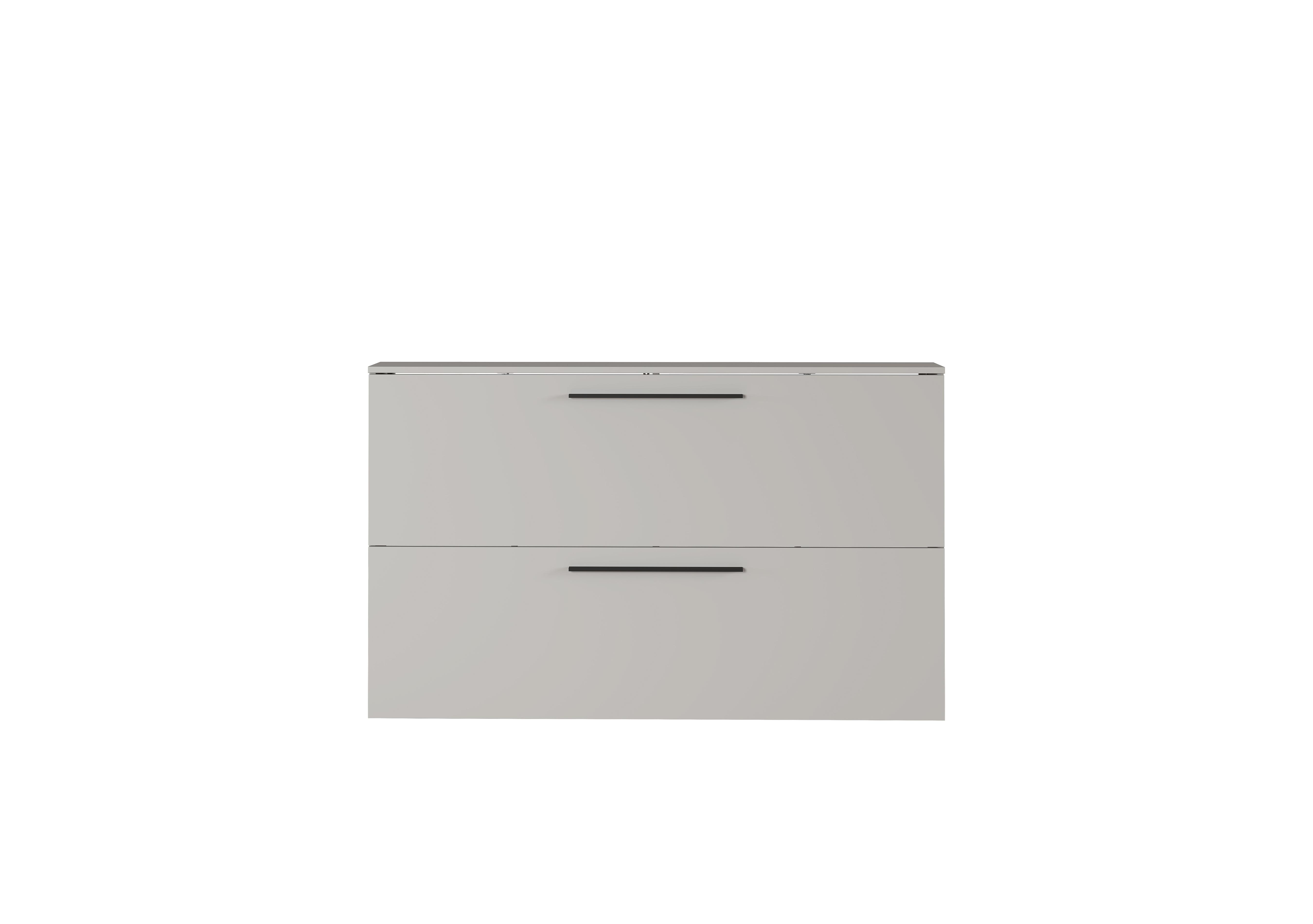 Avery Large 2 Door Shoe Cabinet in Cashmere on Furniture Village