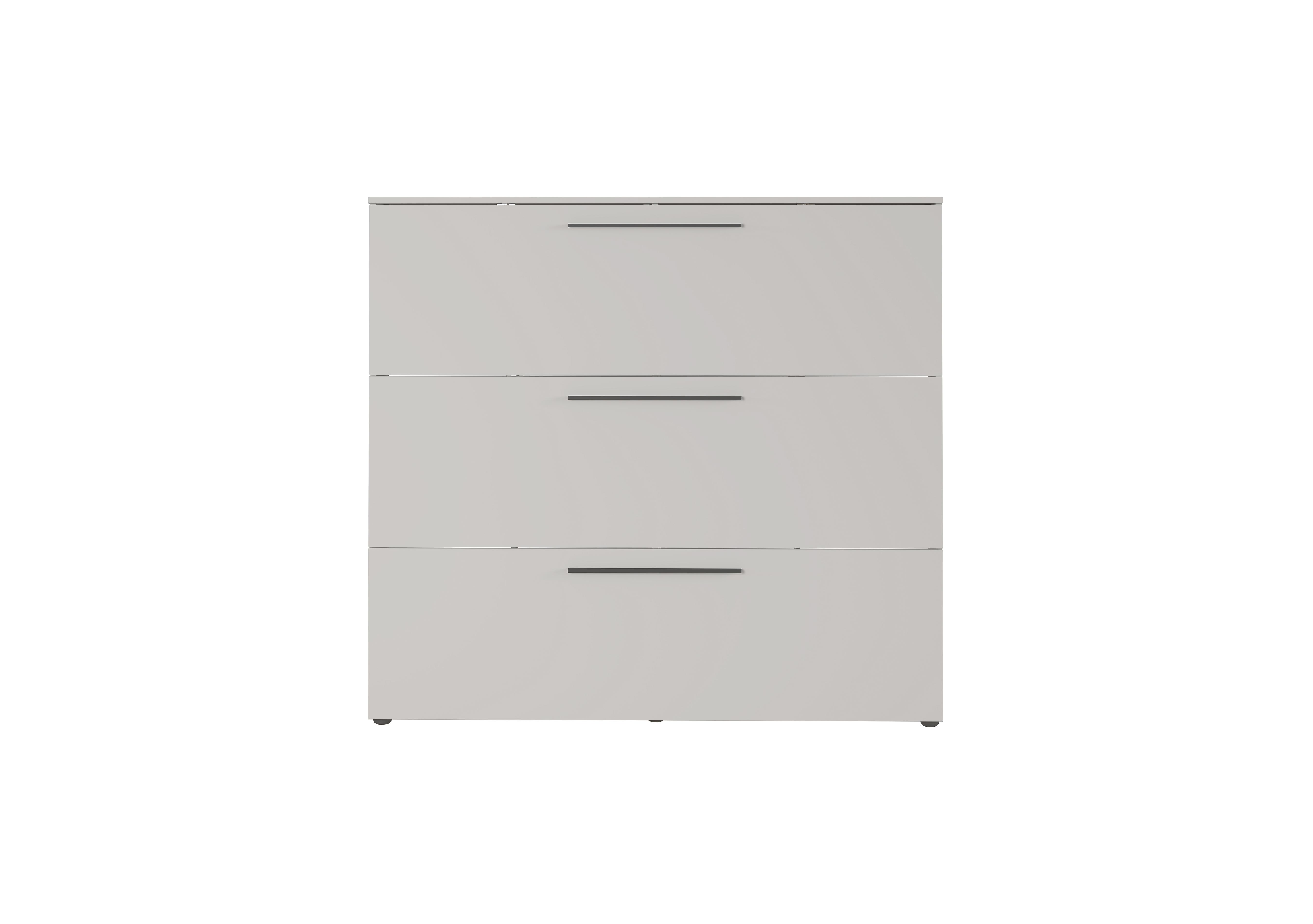 Avery Large 3 Door Shoe Cabinet in Cashmere on Furniture Village