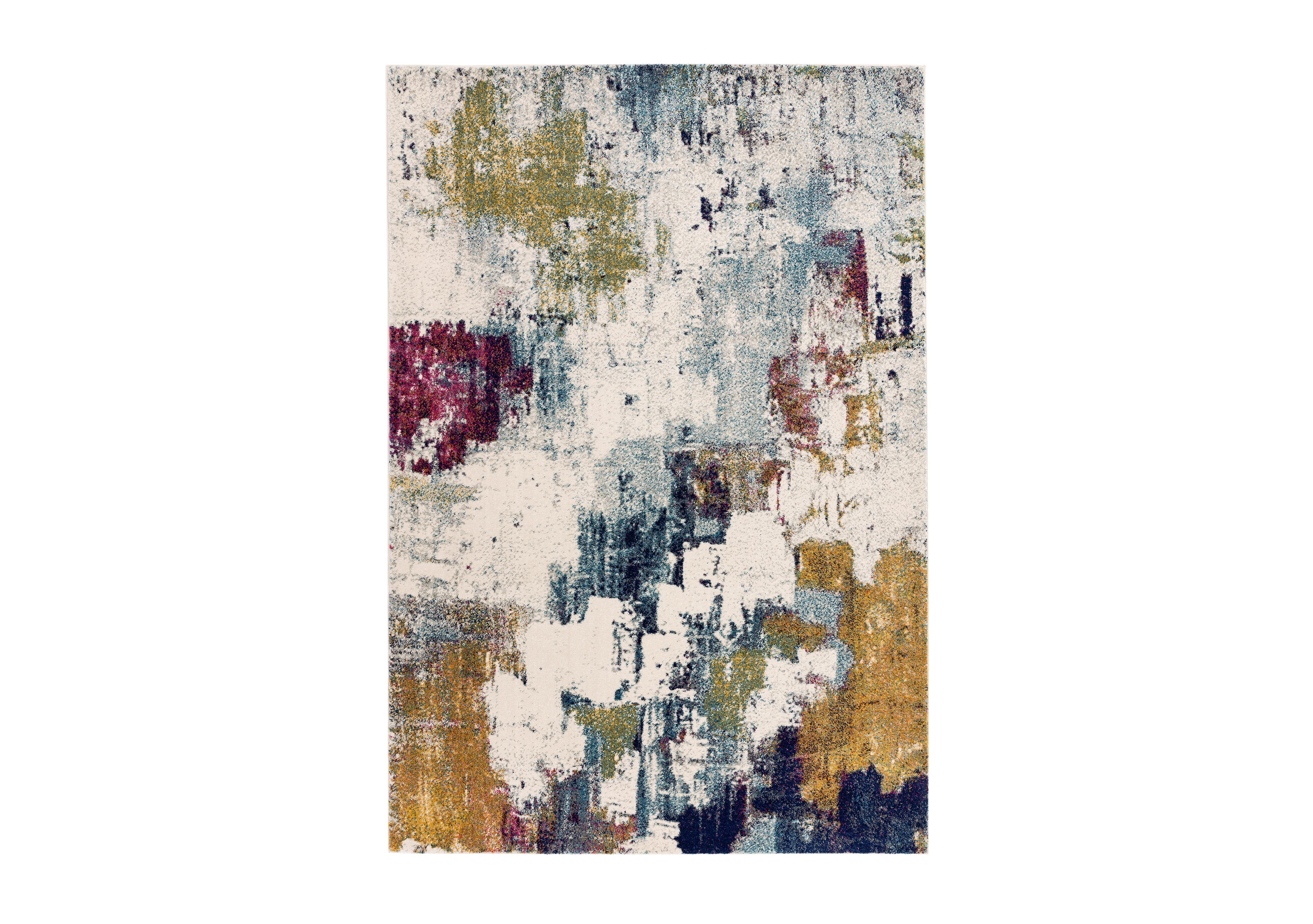 Zola Rug Mustard in  on Furniture Village