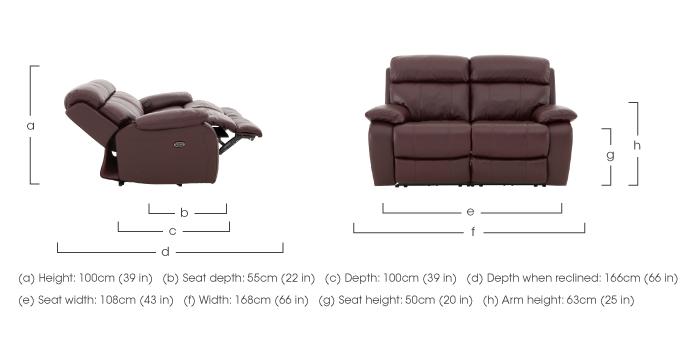 Moreno 2 Seater Leather Sofa in  on Furniture Village