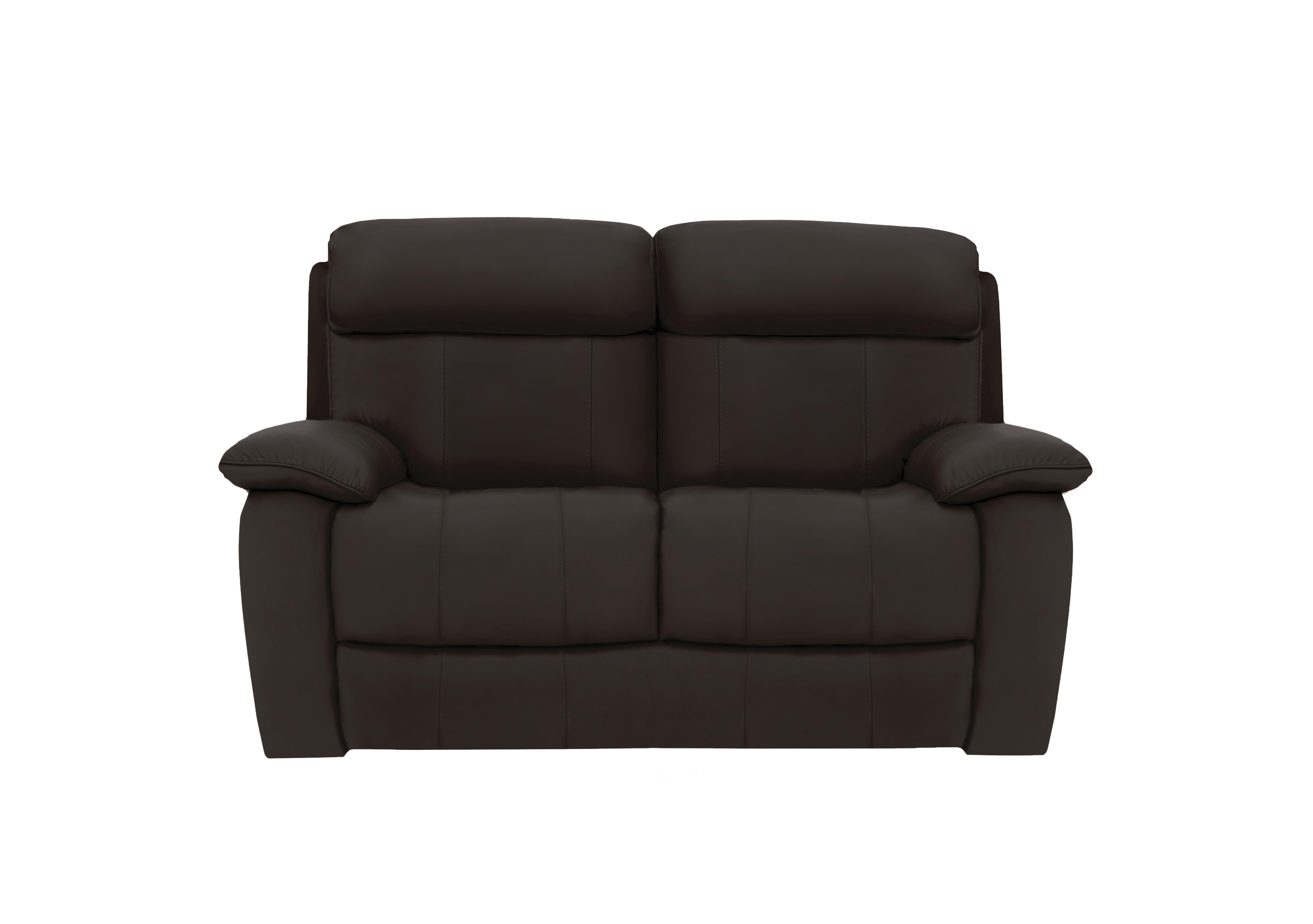 Moreno 2 Seater Leather Sofa in Bv-1748 Dark Chocolate on Furniture Village