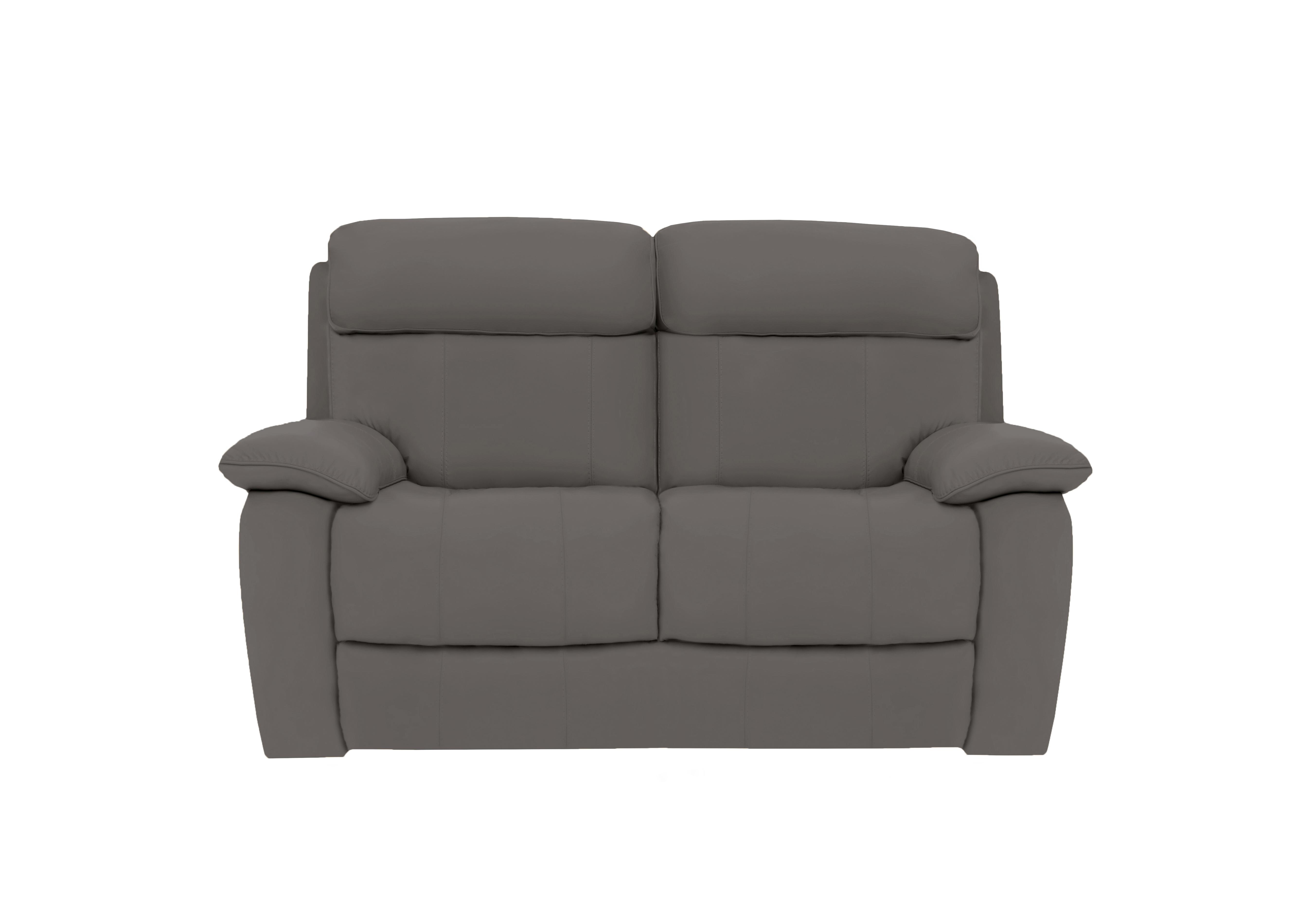 Moreno 2 Seater Leather Sofa in Nc-042e Elephant on Furniture Village