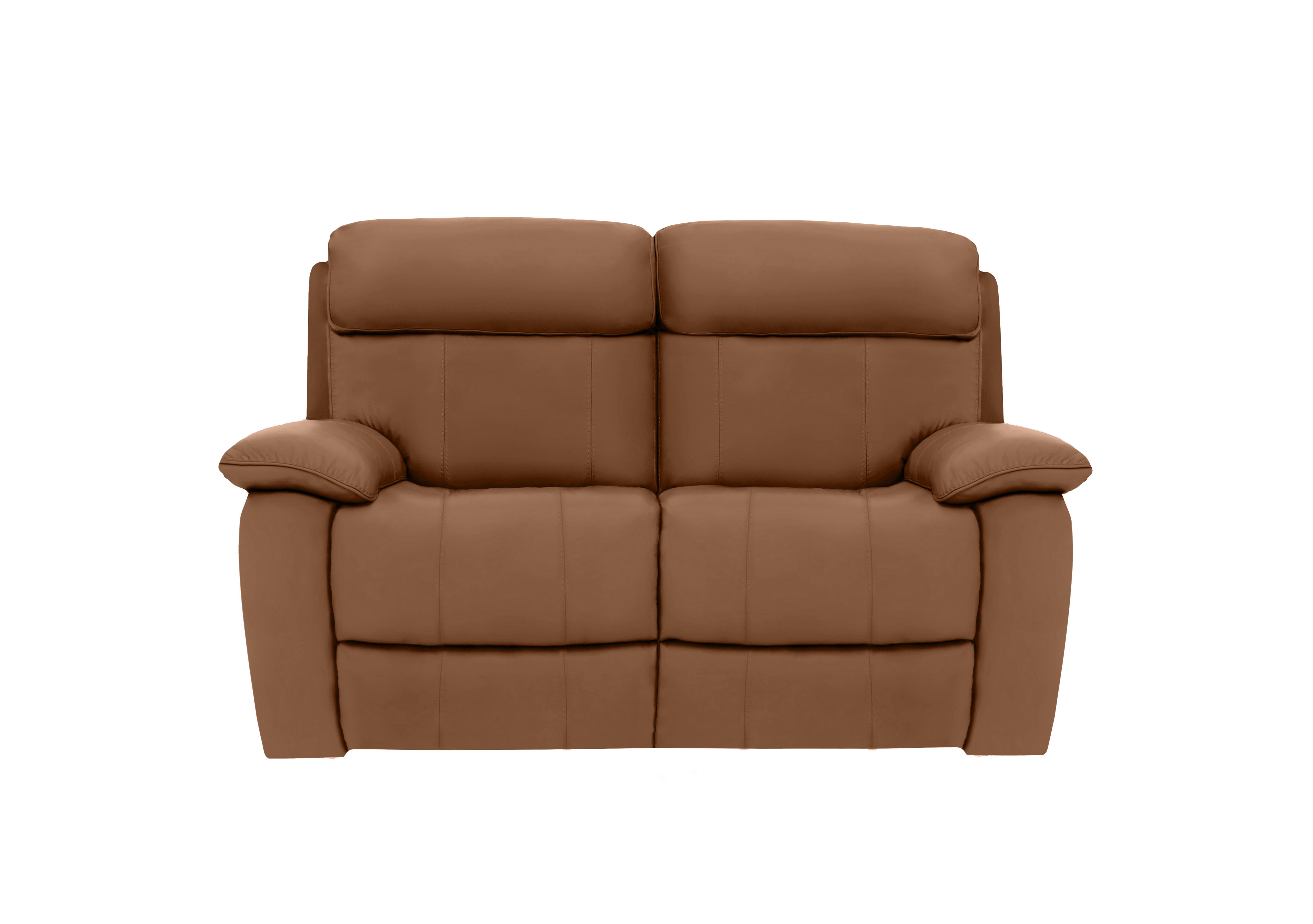 Moreno 2 Seater Leather Sofa in Nw-334e Pecan on Furniture Village